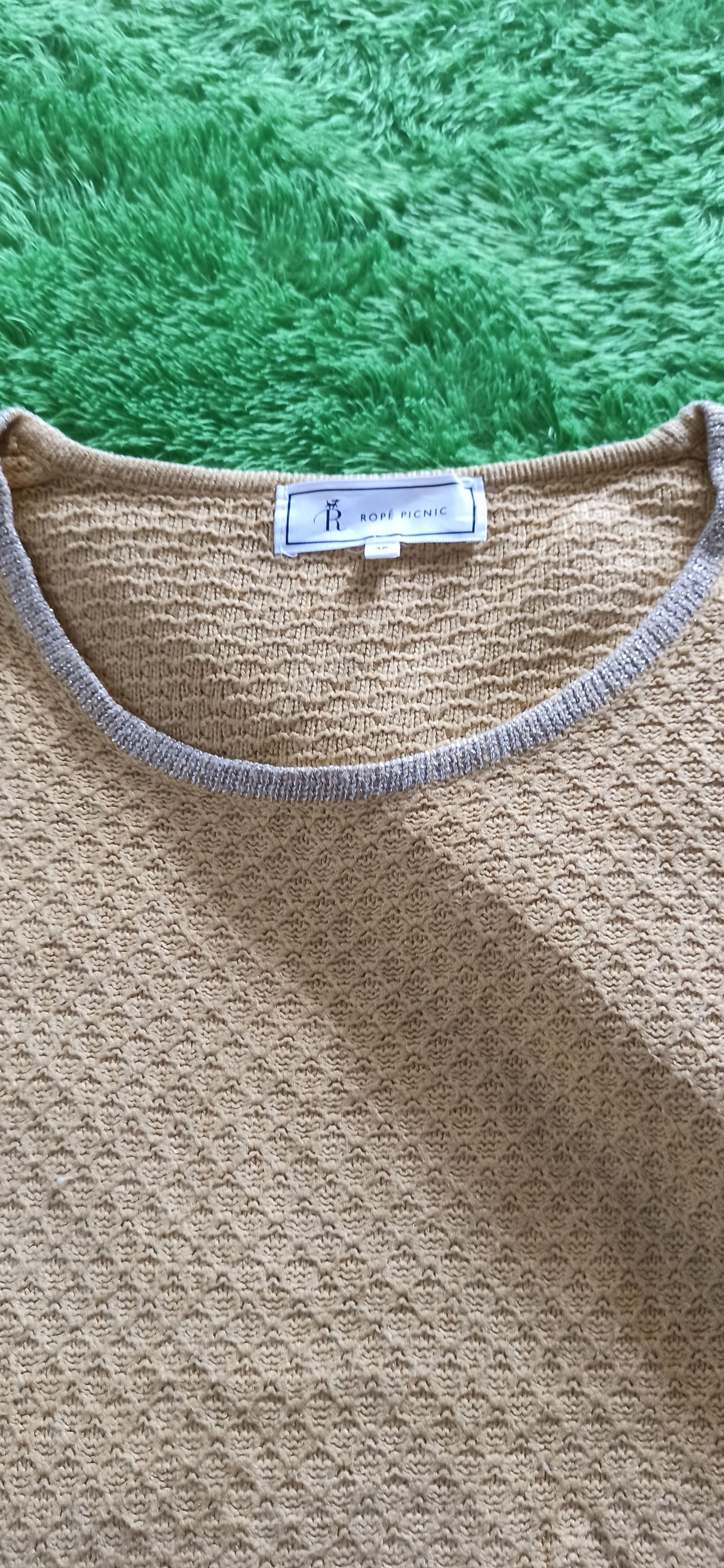 Japanese Brand Vintage Rope Picnic Yellow Knitwear Size S / US 4 / IT 40 - 5 Thumbnail