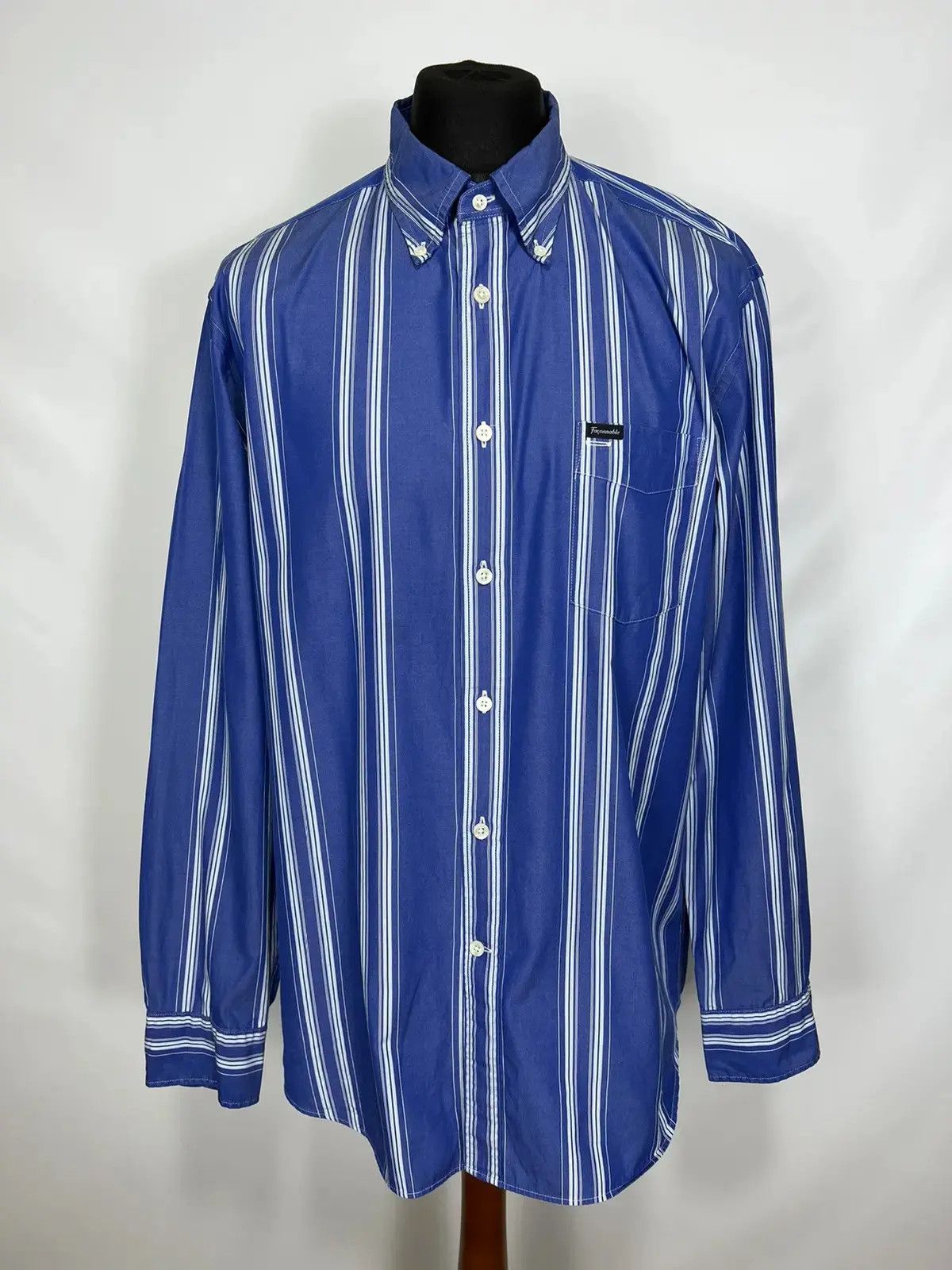 Designer × Faconnable Faconnable men’s long sleeve shirt Size US XL / EU 56 / 4 - 1 Thumbnail
