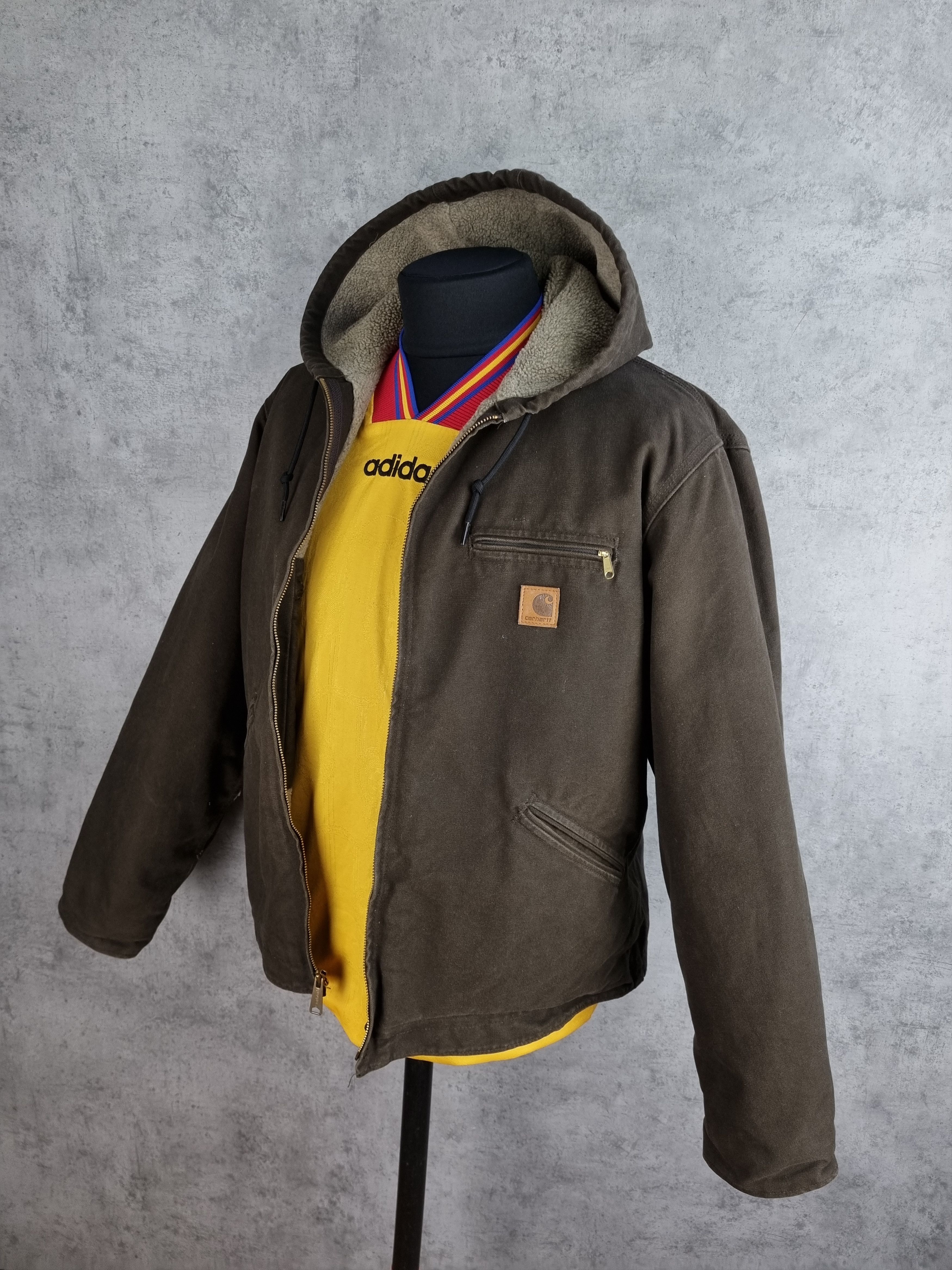 Carhartt Carhartt Deep Pile Hooded Detroit Jacket Size US L / EU 52-54 / 3 - 7 Thumbnail