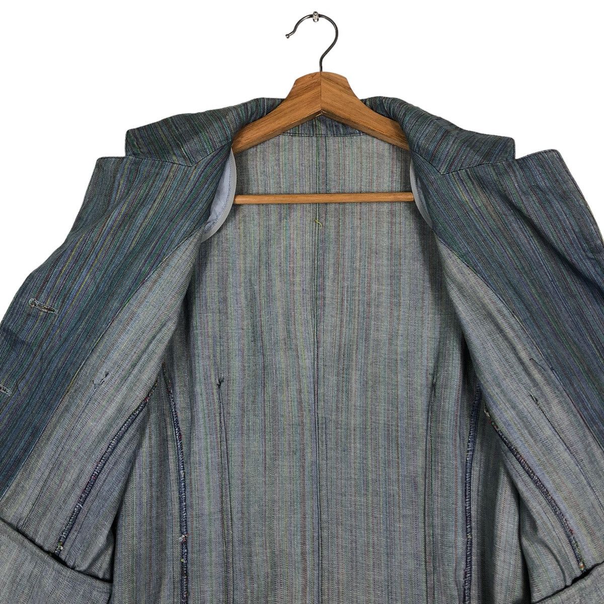 Japanese Brand 🔥Vintage Hickory Chore Jacket Military Style Issey Miyake Size US L / EU 52-54 / 3 - 14 Thumbnail