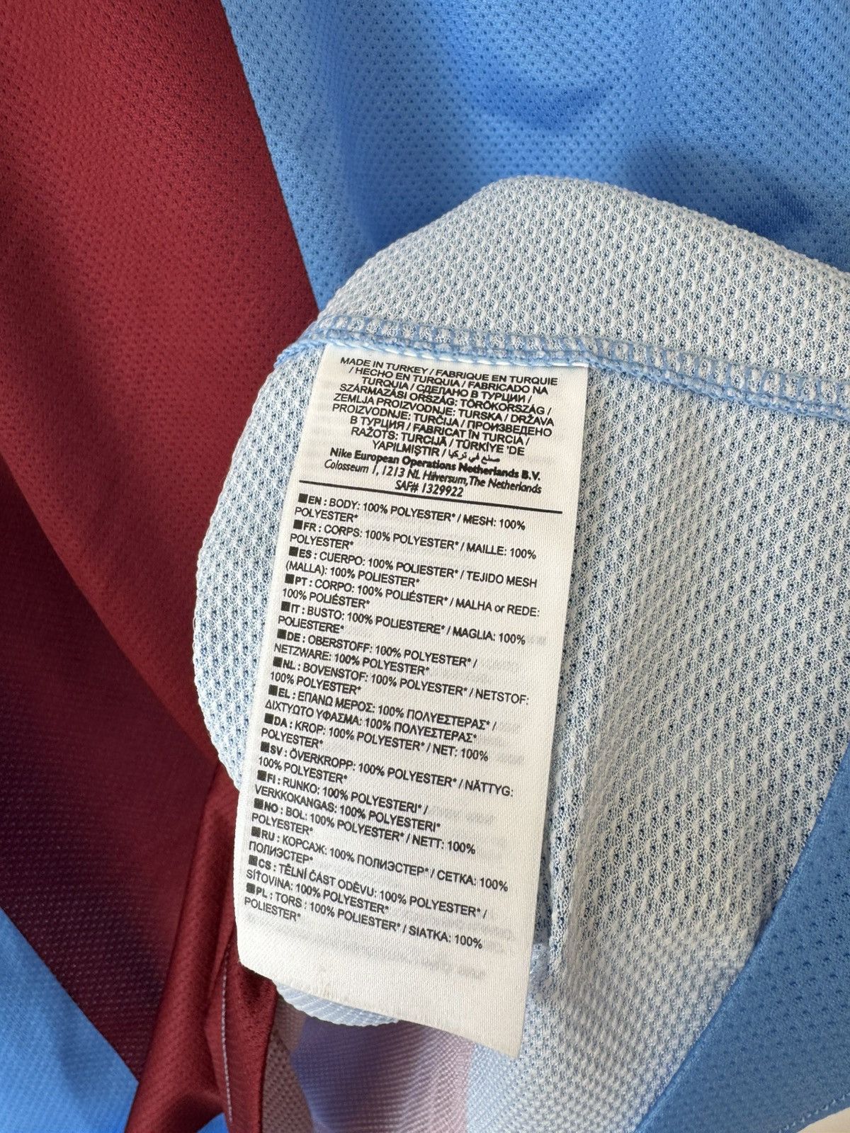 Nike Trabzonspor 2013-2014 Home Soccer Jersey Nike Football Shirt Size US M / EU 48-50 / 2 - 14 Thumbnail