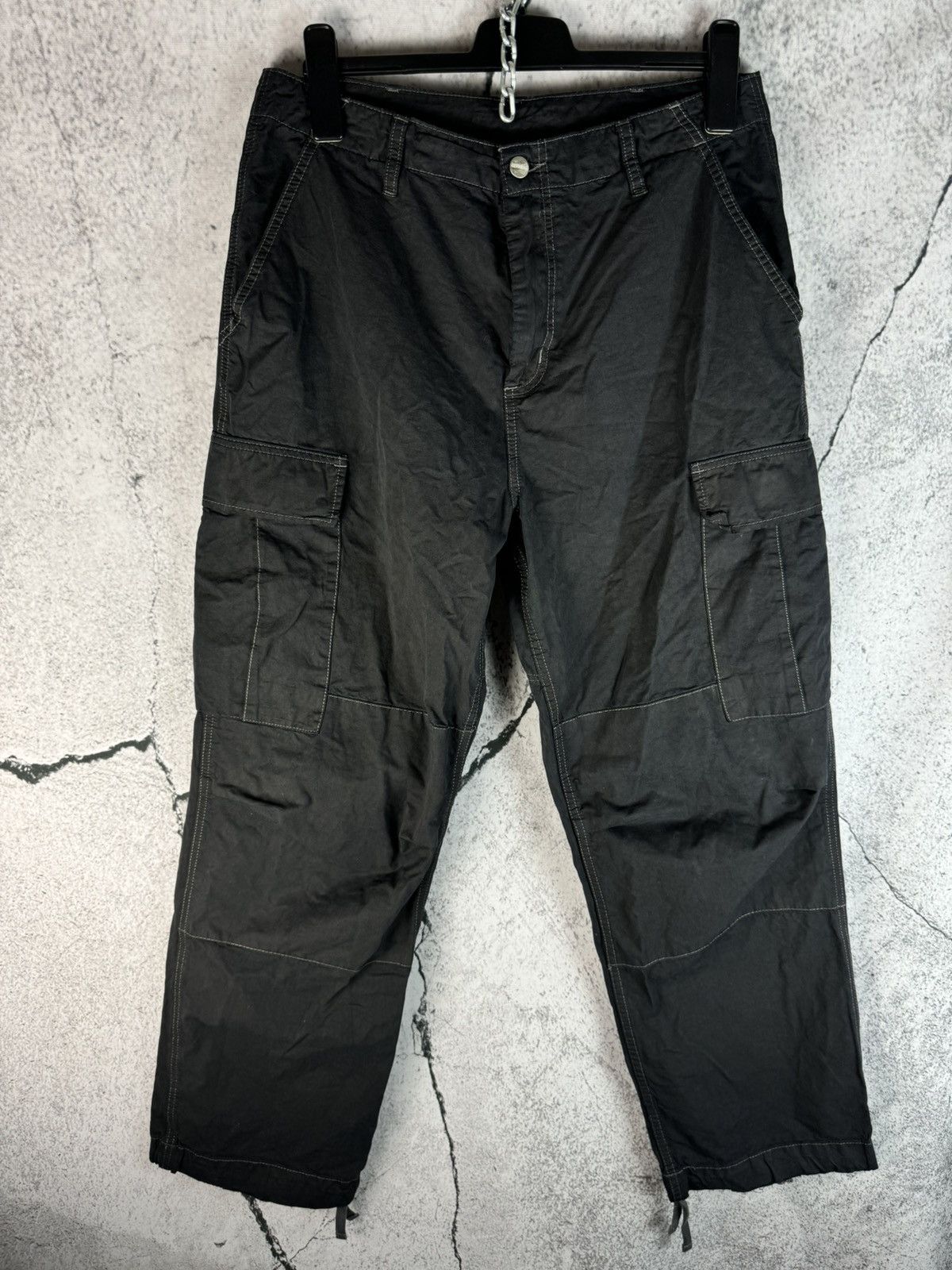 CARHARTT 32x32 Distressed VINTAGE CARGO THRIFT PANTS FADED