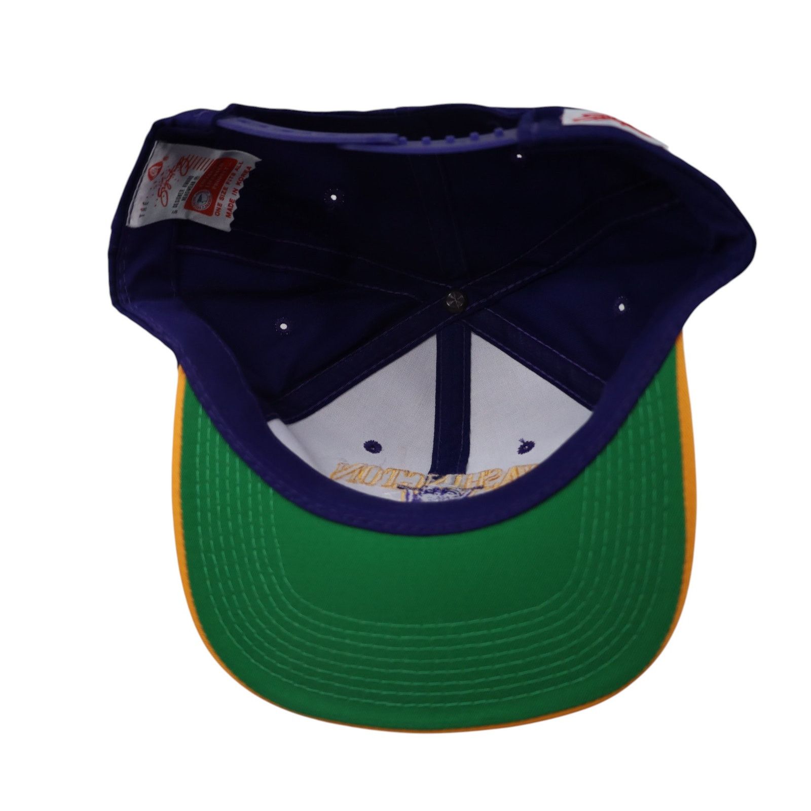Vintage Vintage University of Washington Huskies Snapback Hat Size ONE SIZE - 5 Thumbnail