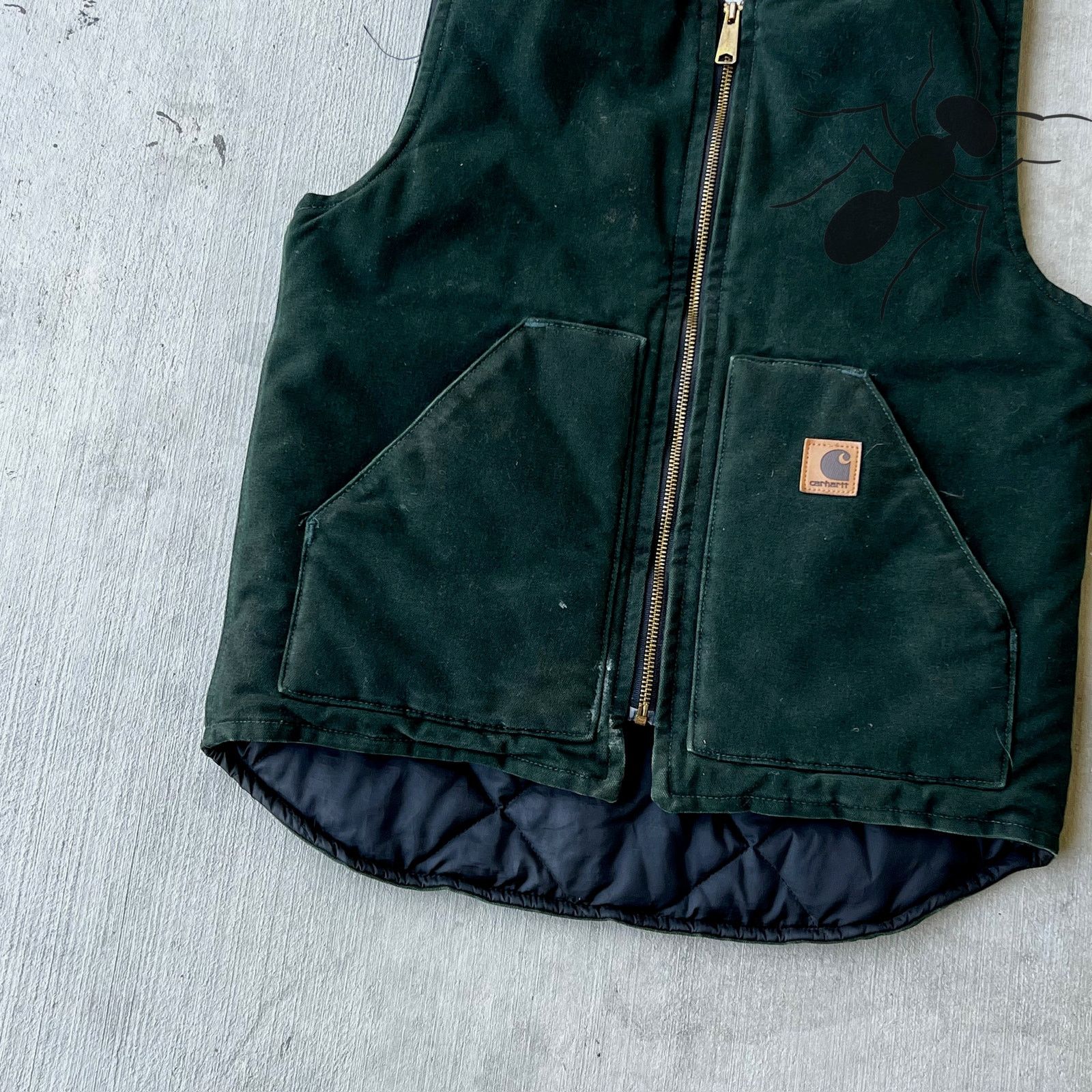 Carhartt × Vintage Carhartt V02 SPC green work wear vest Size US S / EU 44-46 / 1 - 8 Thumbnail