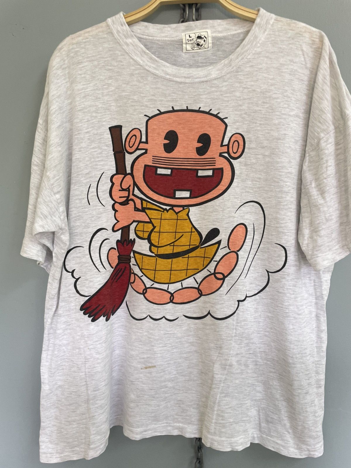 Japanese Brand Vintage 90s Tansai Bakabon Japanese Anime t shirt Size US L / EU 52-54 / 3 - 3 Thumbnail