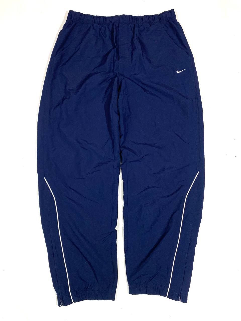 Nike Nike Track Pants Vintage Navy Nylon Y2K Parachute Size US 36 / EU 52 - 4 Thumbnail
