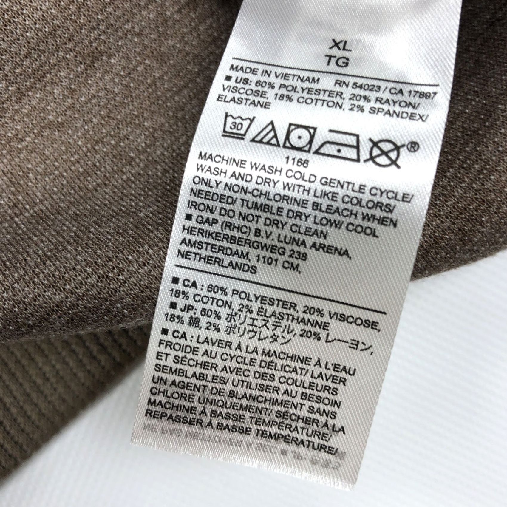 Banana Republic VINTAGE Banana Republic Men's Brown Waffle Knit Henley Long Sleeve T-Shirt XL NWT Size US XL / EU 56 / 4 - 7 Thumbnail