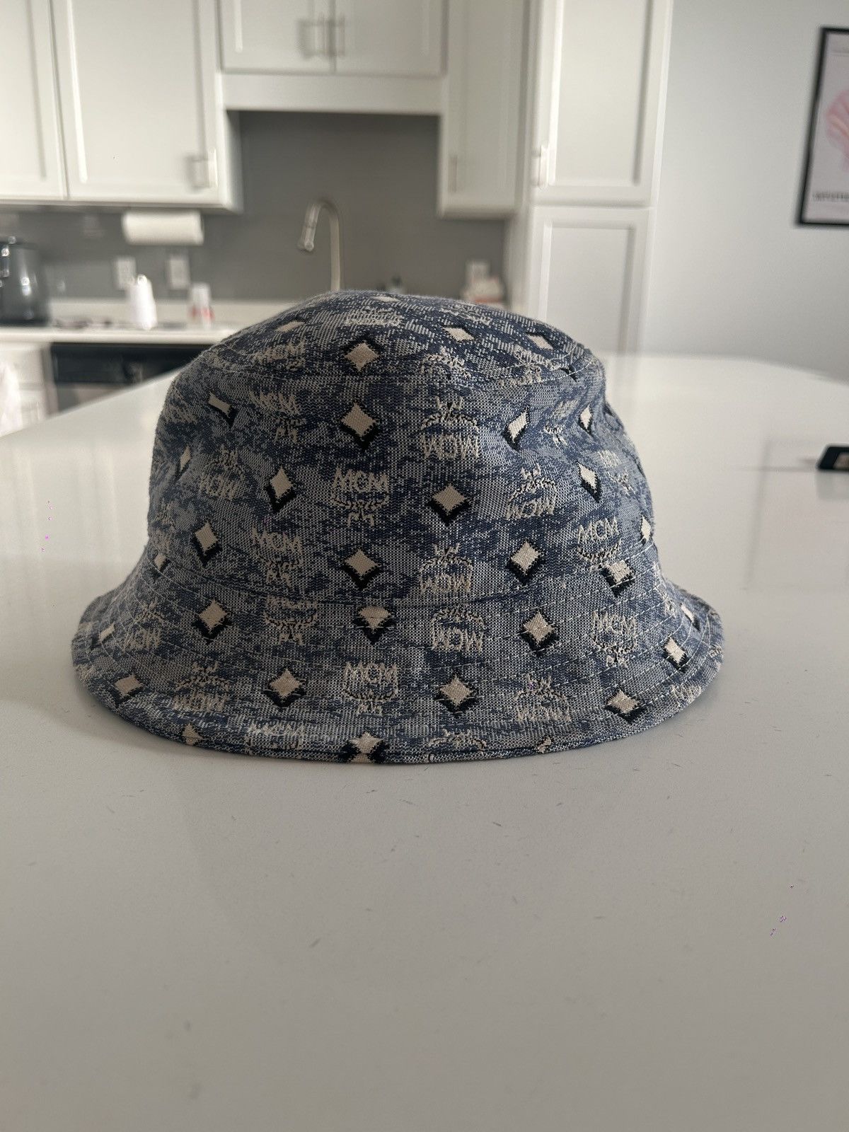 MCM MCM Denim Bucket Hat Size ONE SIZE - 2 Thumbnail