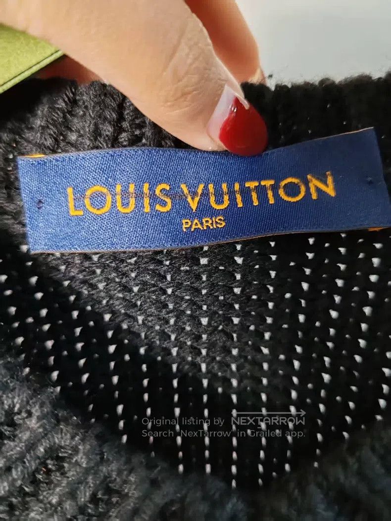 Louis Vuitton Louis Vuitton Slogan knitted short sleeve Size US S / EU 44-46 / 1 - 4 Thumbnail