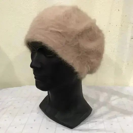 Japanese Brand Japanese Brand Angora Fleece Beanie Hat Size ONE SIZE - 2 Thumbnail