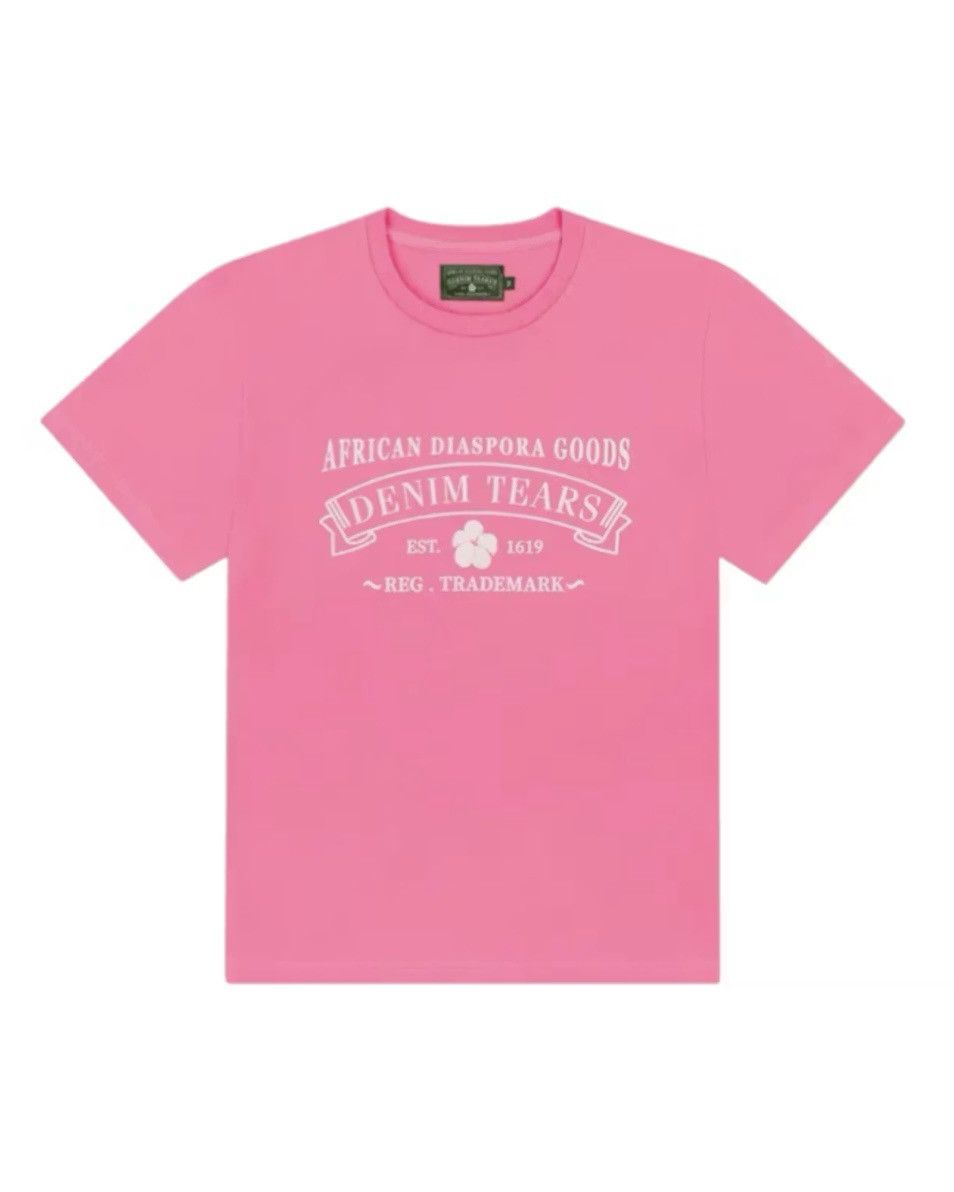 DENIM TEARS Denim Tears ADG Tee Pink Size US L / EU 52-54 / 3 - 1 Thumbnail