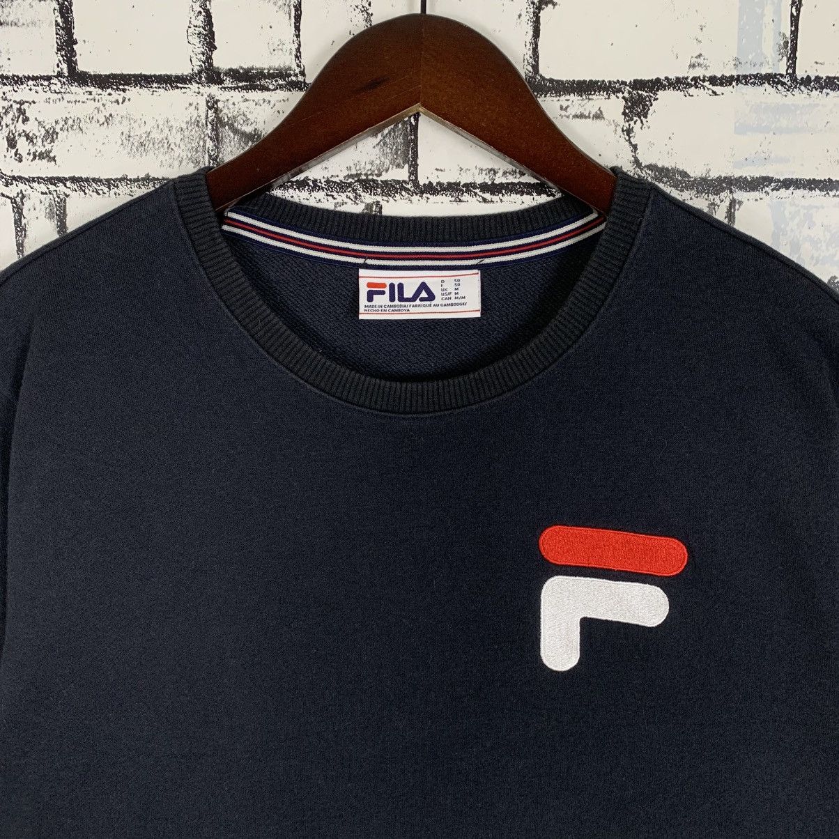 Designer × Fila × Vintage Vintage Fila Sweatshirt Big Logo Size US M / EU 48-50 / 2 - 3 Thumbnail