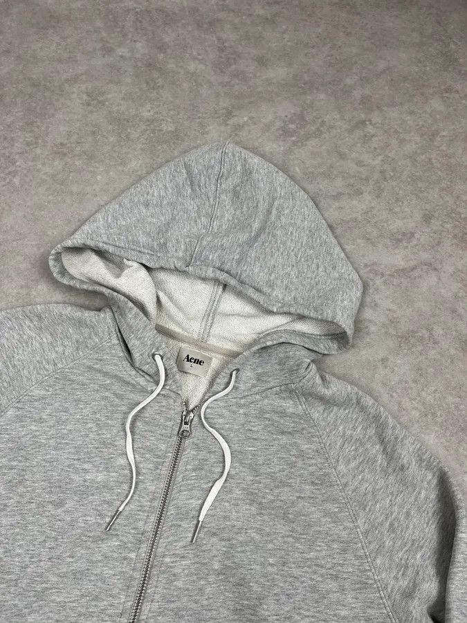 Acne Studios AW2011 Acne Studios Grey Minimalist Zip-up Hoodie Size US L / EU 52-54 / 3 - 5 Thumbnail