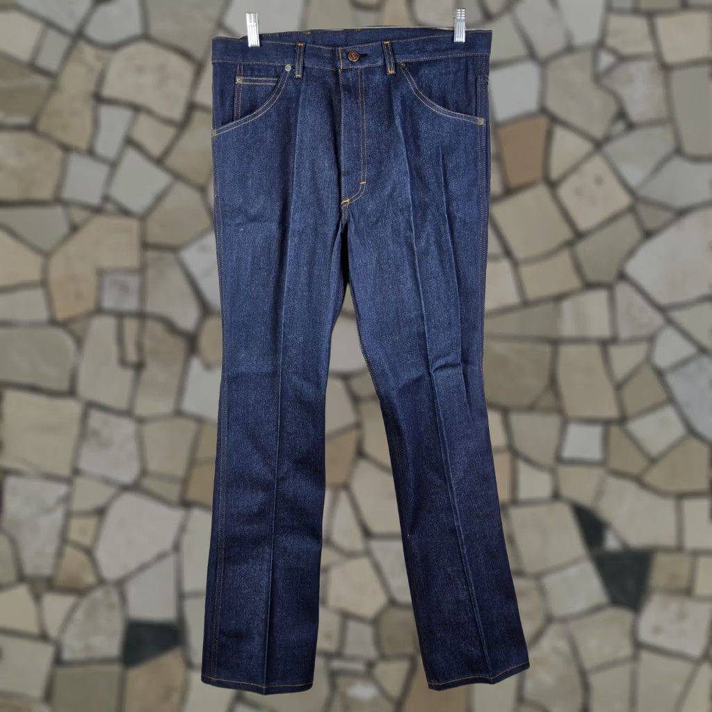 Sears VINTAGE Sears Roebucks Denim Jeans 5-Pocket USA Blue 35x31 Mens Regular Straight Shirt/Jeans? Size US 35 - 1 Thumbnail