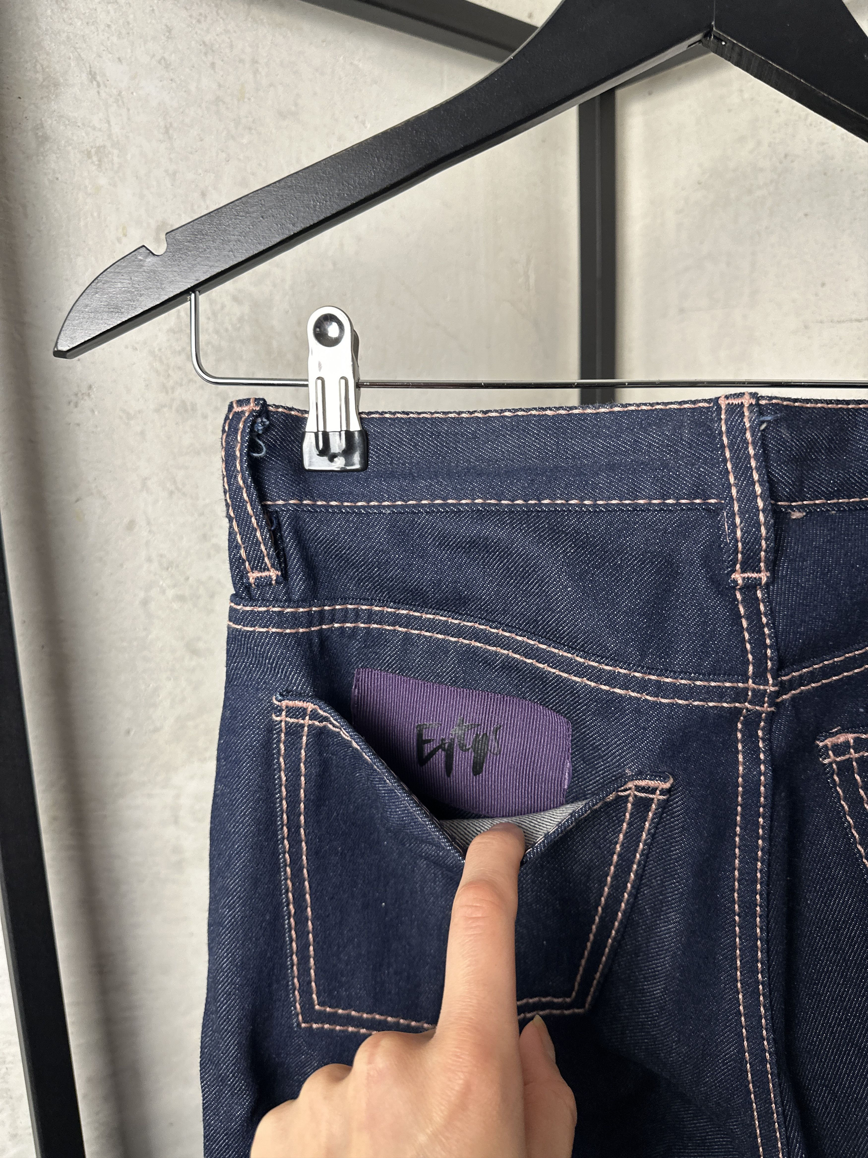 Eytys Oregon High Waisted Flared Jeans In Blue