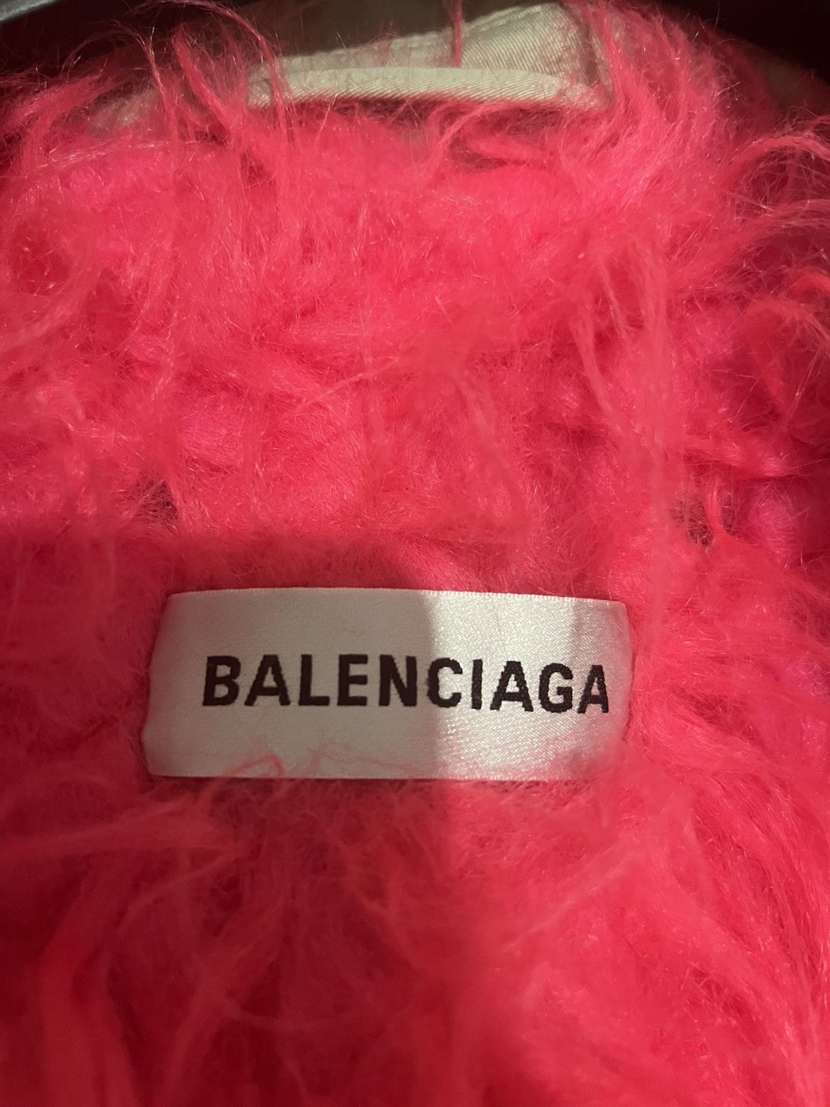 Balenciaga Balenciaga 18FW Pink Fur 7 Layer Parka Sample Size US L / EU 52-54 / 3 - 6 Thumbnail
