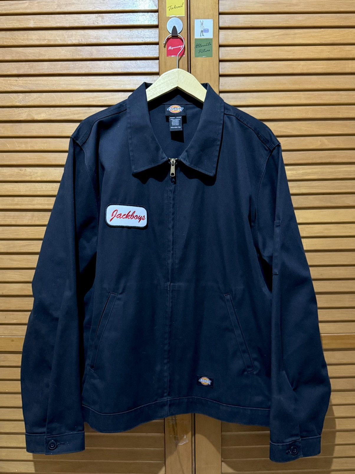 Travis Scott Dickies x Travis Scott Cactus Jack “Crew” Work Jacket Black Size US XL / EU 56 / 4 - 1 Thumbnail