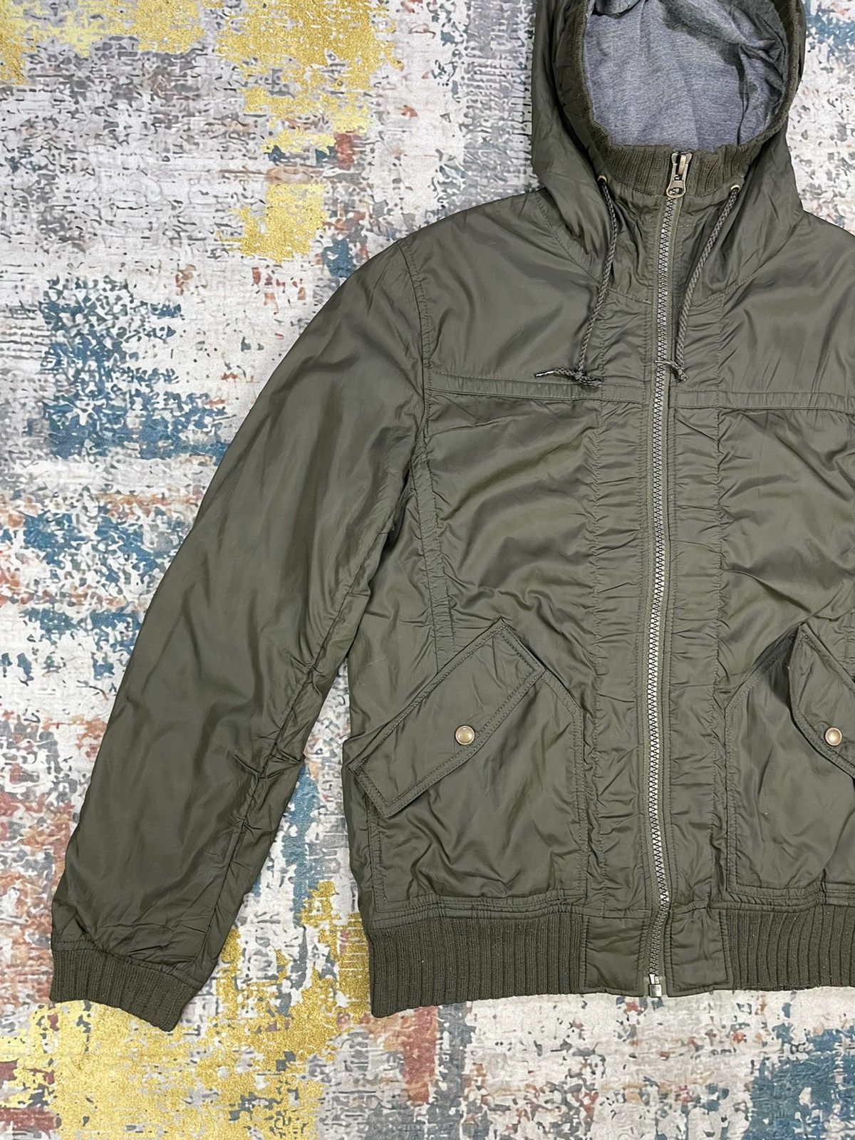 George George Slim Fit Blanket Lining Nylon Jacket Size US M / EU 48-50 / 2 - 3 Thumbnail