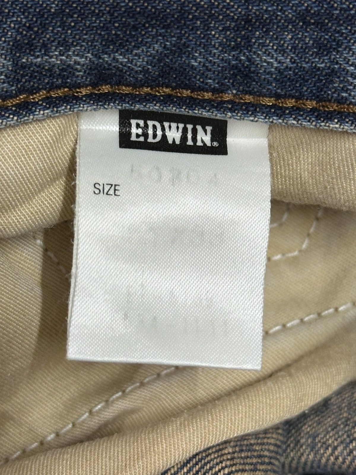 Edwin Vintage Edwin 503z Blue Faded Wash Distress Baggy Jeans Size US 31 - 10 Thumbnail