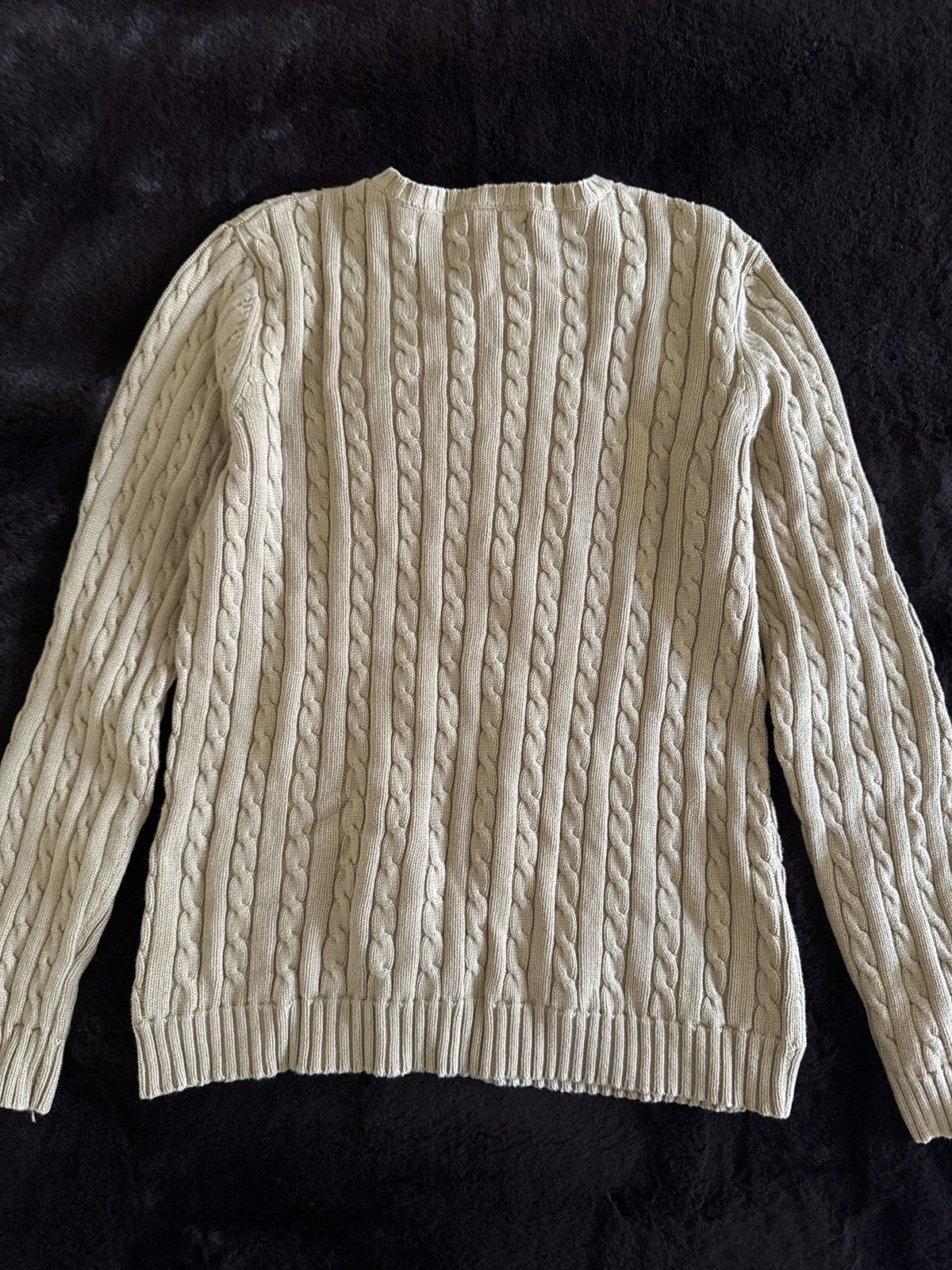 Ralph Lauren RALPH LAUREN CABLE KNIT SWEATER Size M / US 6-8 / IT 42-44 - 3 Thumbnail
