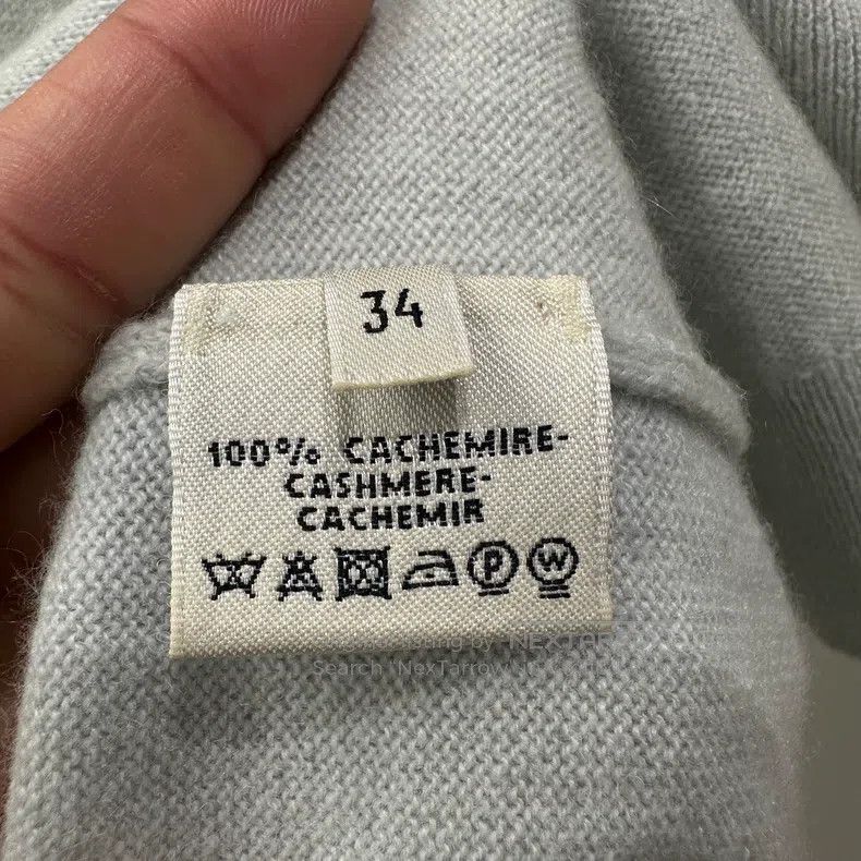 Hermes Hermes Pure cashmere knit short-sleeve Size XXS / US 00 / IT 34 - 4 Thumbnail
