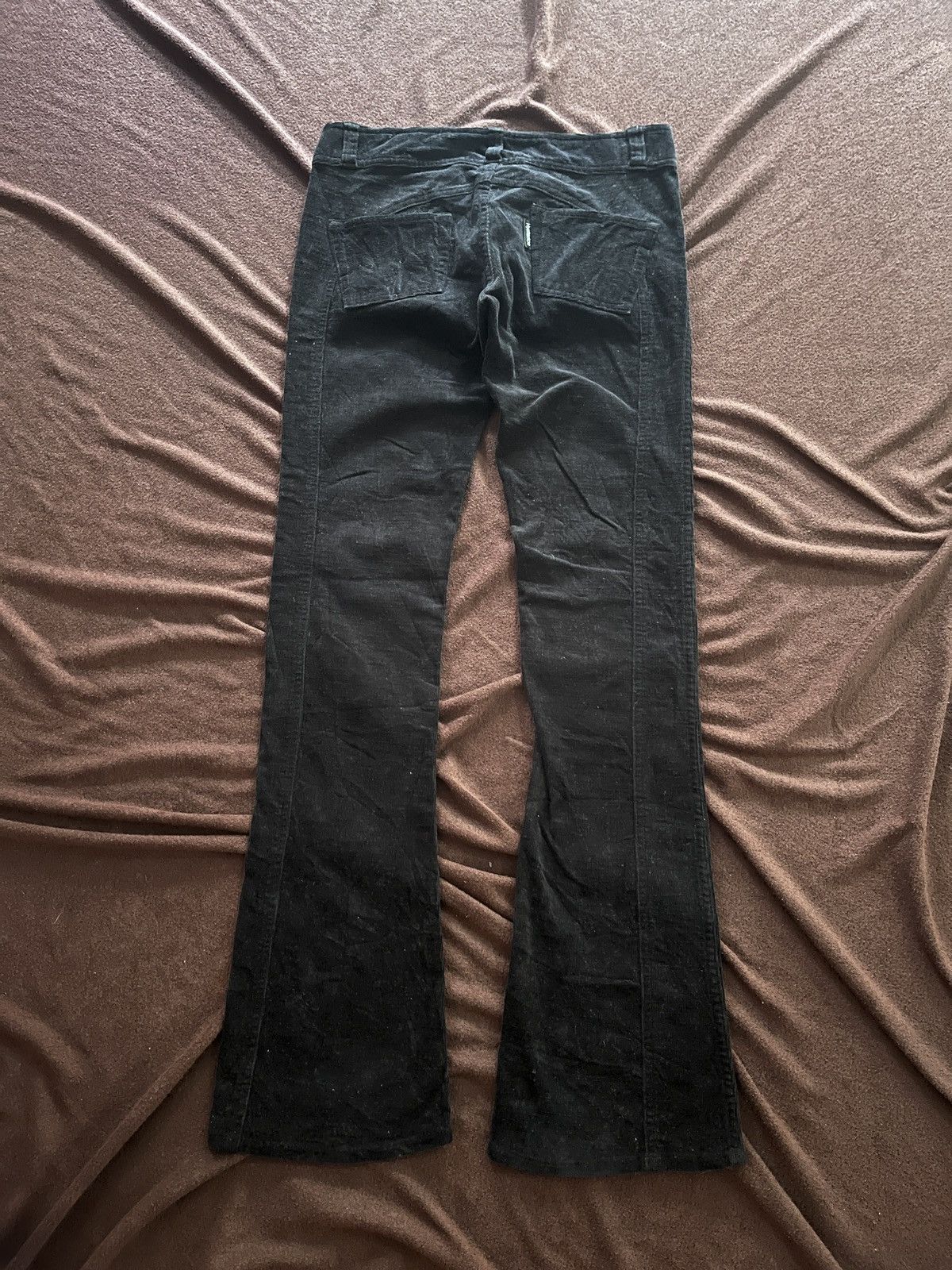 Hysteric Glamour ❤️Hysteric Glamour Black Corduroy Super Flare ❤️ Size US 29 - 2 Thumbnail