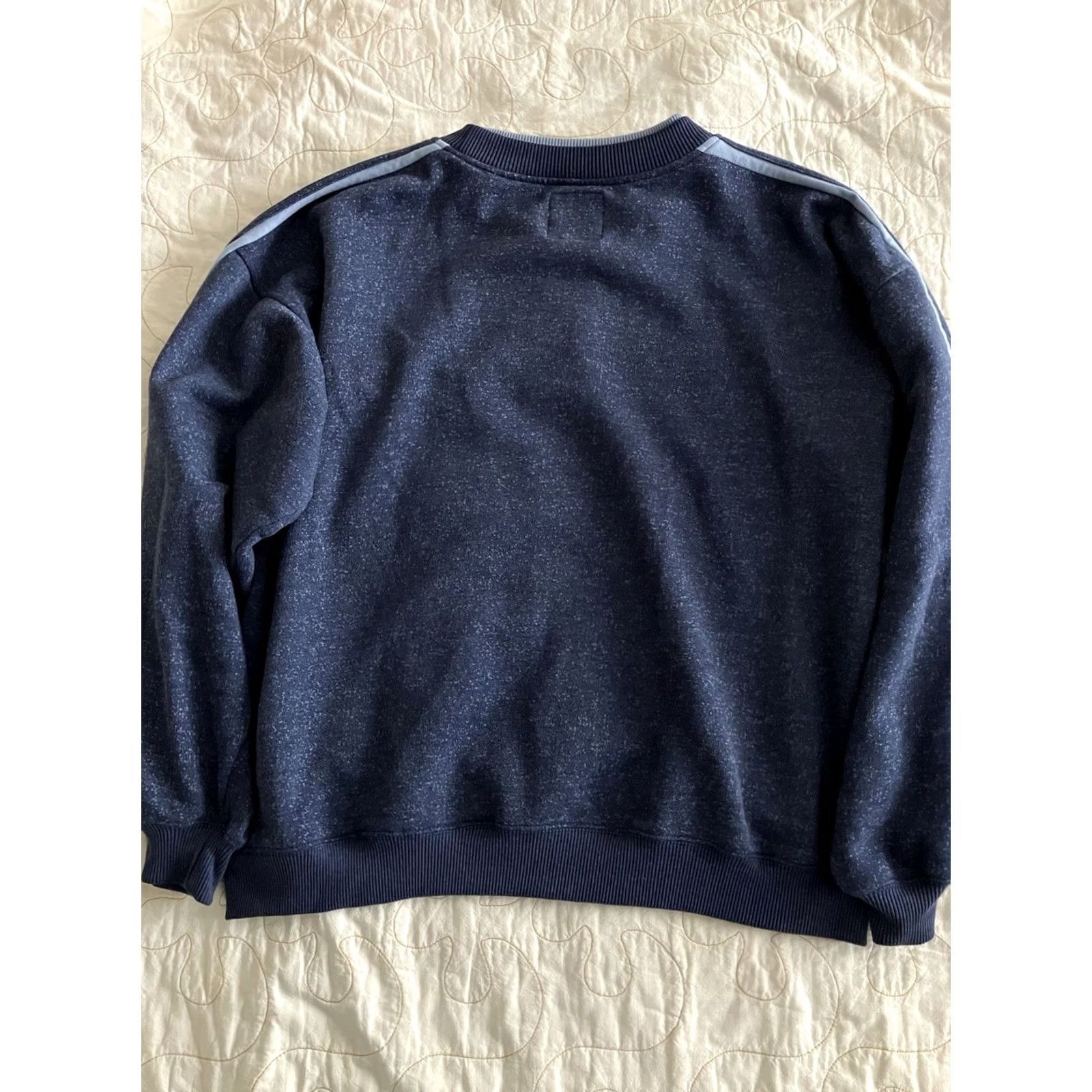 Vintage VINTAGE Greenline International Sweater Mens Size L Blue Striped Zip Pocket Pullover Pockets Shirts Size US L / EU 52-54 / 3 - 7 Thumbnail