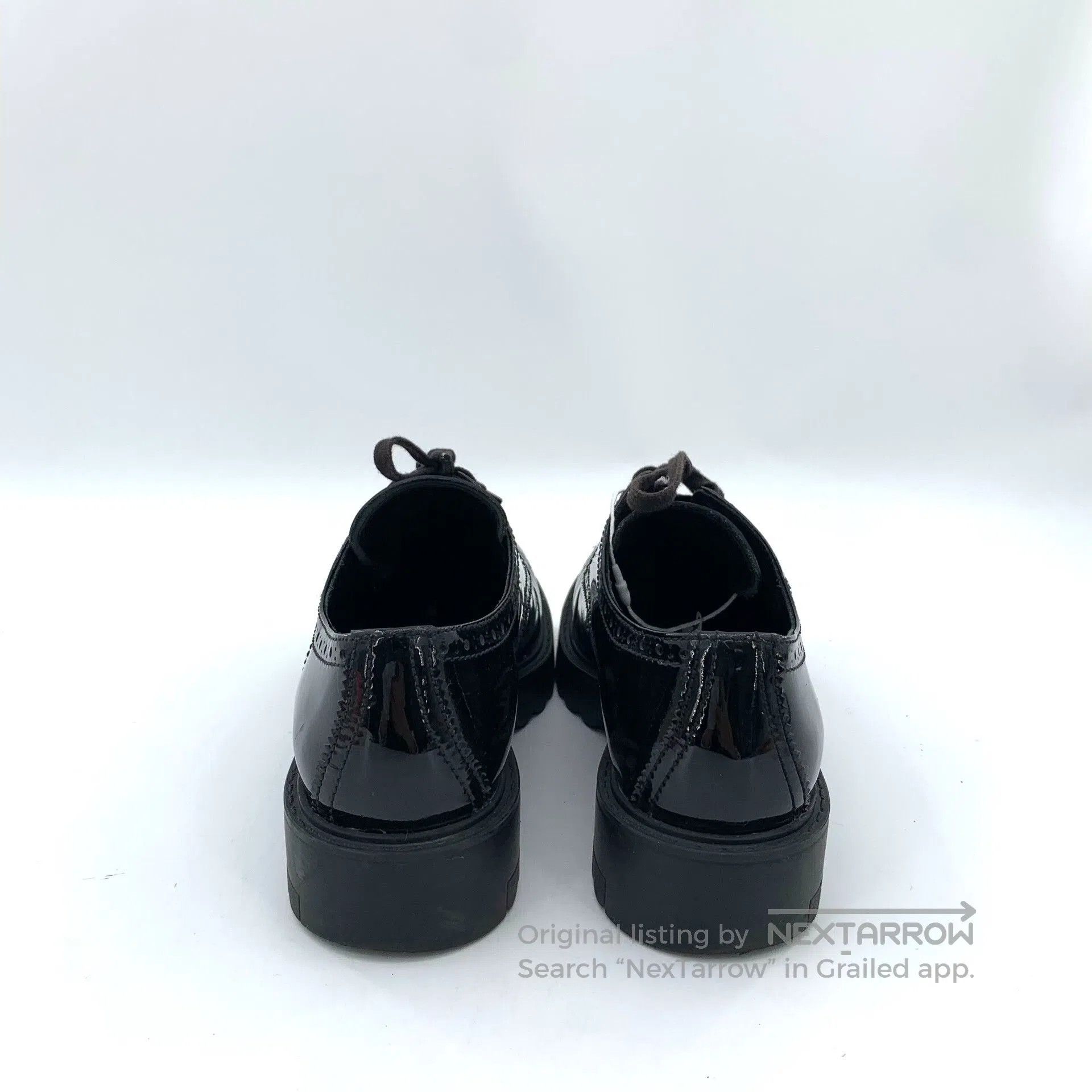 Prada Prada Black Patent Leather Round Toe Flats. Size US 6.5 / IT 36.5 - 4 Thumbnail