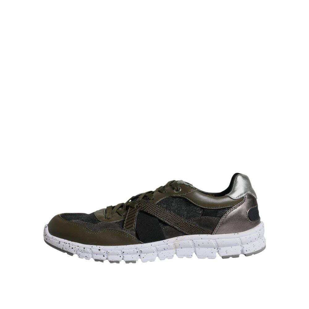 Dolce & Gabbana Dolce & Gabbana Multicolor Canvas Leather Low Top Sneaker Sh Size US 7 / EU 40 - 6 Thumbnail