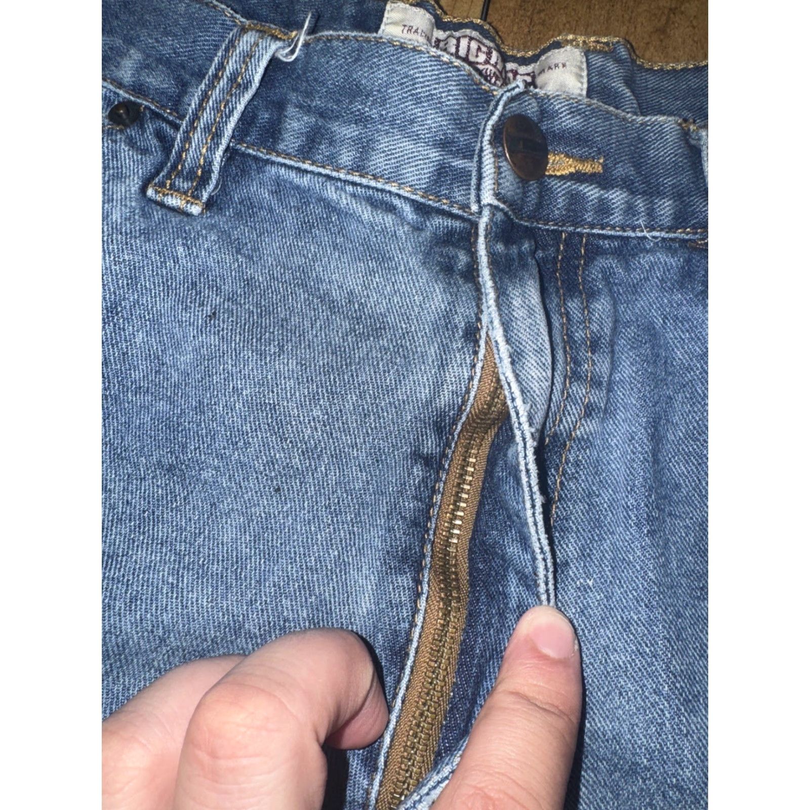 Vintage VINTAGE Big Mac Carpenter Shorts Men 32 Distressed Blue 12 Inseam USA Made Workwear 90s Y2K Size US 32 / EU 48 - 4 Thumbnail