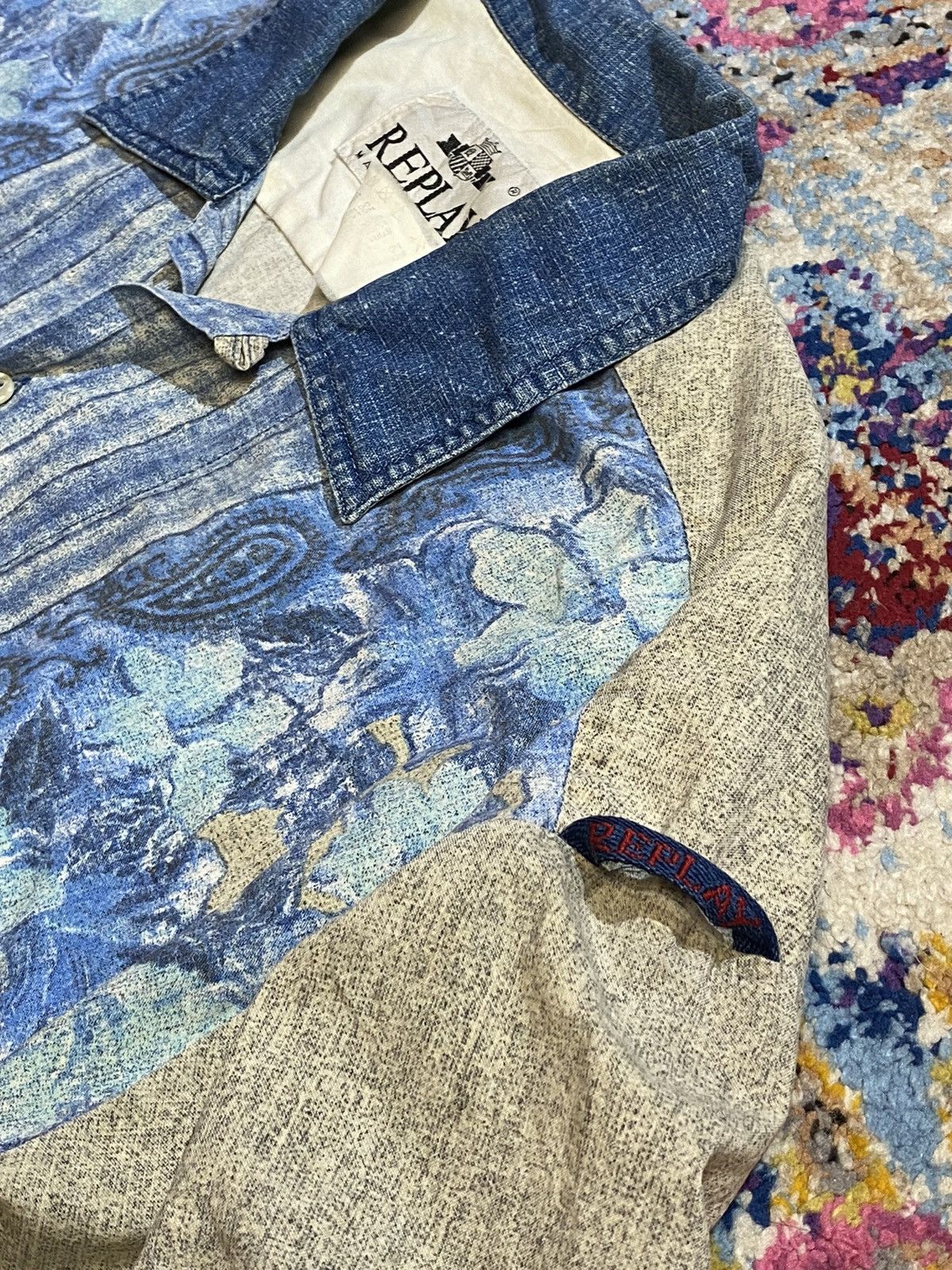 Replay × Vintage REPLAY Aloha Hawaii Union Made Button Up Shirts Size US XL / EU 56 / 4 - 13 Thumbnail