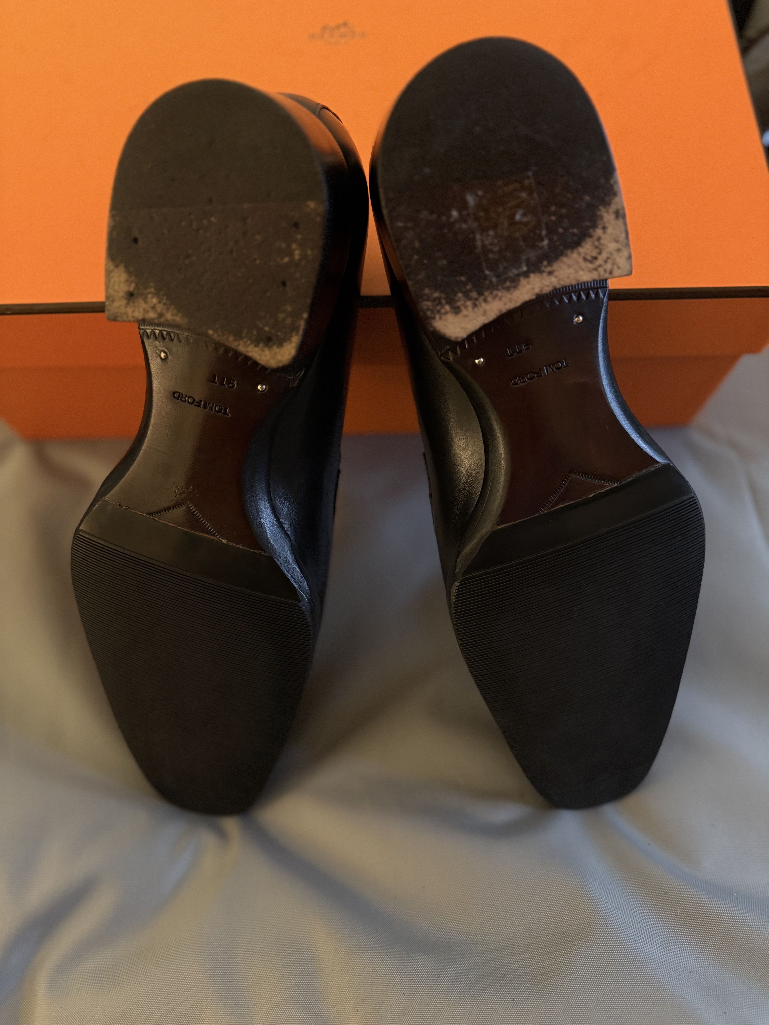 Tom Ford Best Dressed Rare Tall Heel $2,180 Twisted Band Loafers Size US 10 / EU 43 - 22 Thumbnail