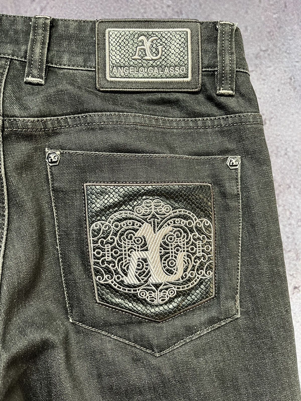 Angelo Galasso Angelo Galasso Italy black jeans Size US 31 - 6 Thumbnail