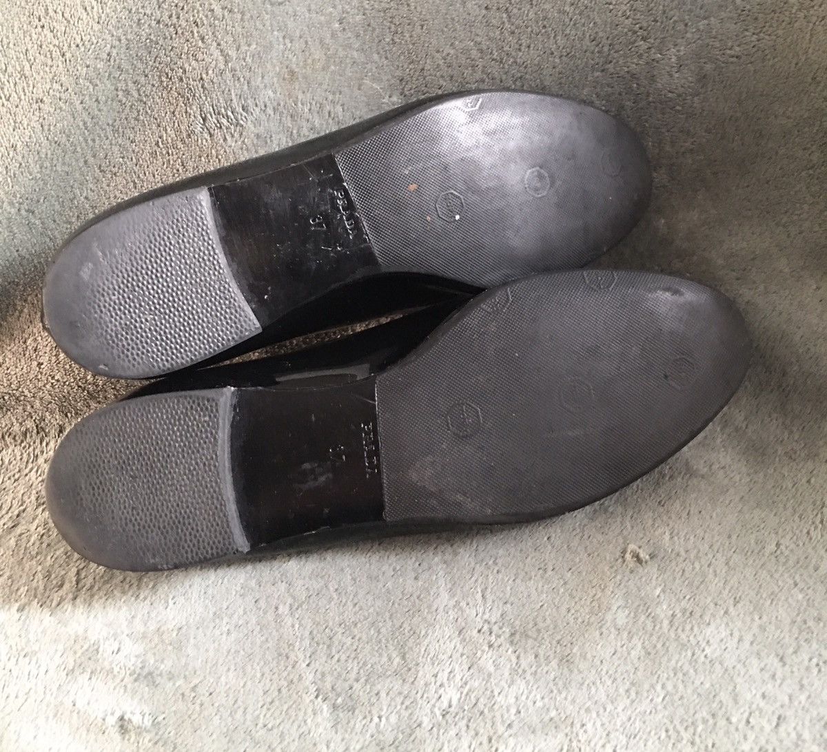 Prada Prada Black Patent Leather Bow Flats Loafers Size EU 37 Size US 7 / IT 37 - 12 Thumbnail