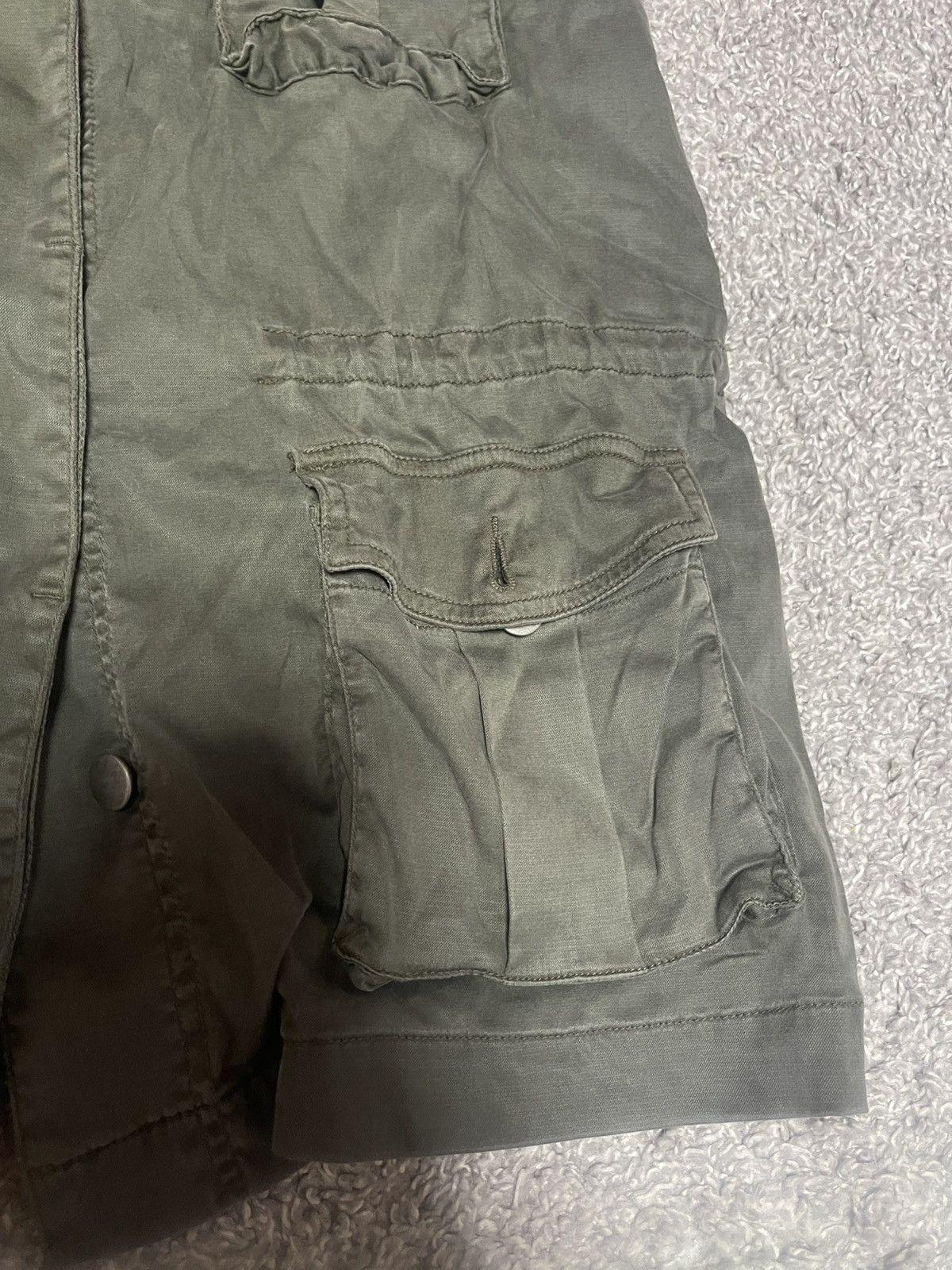 The Kooples The Kooples Olive Drab Stretch Tencel Field Vest Size L Size L / US 10 / IT 46 - 9 Thumbnail