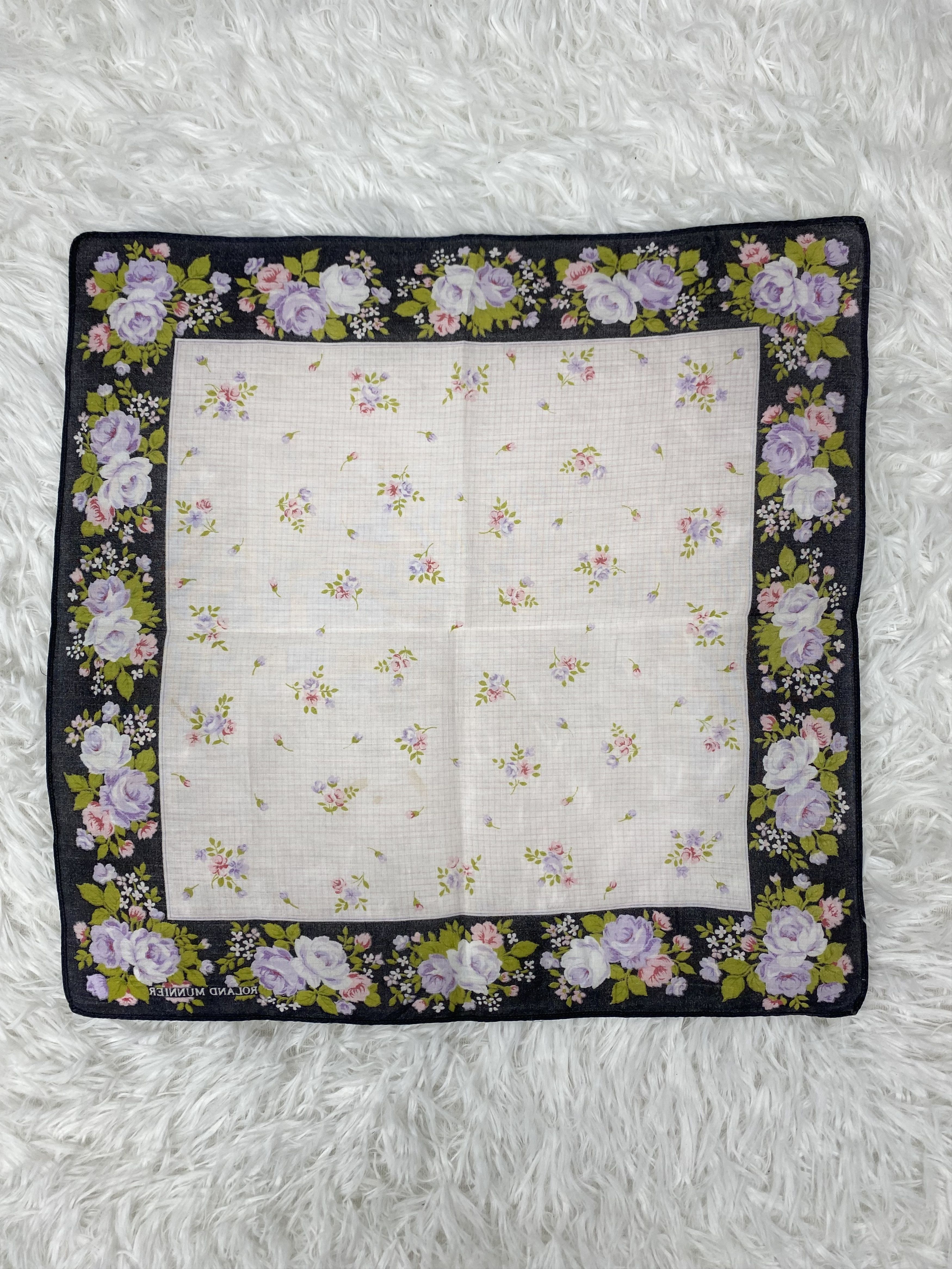 Japanese Brand × Vintage Vintage Roland Munnier Handkerchief Neckerchief PH0723 Size ONE SIZE - 4 Thumbnail