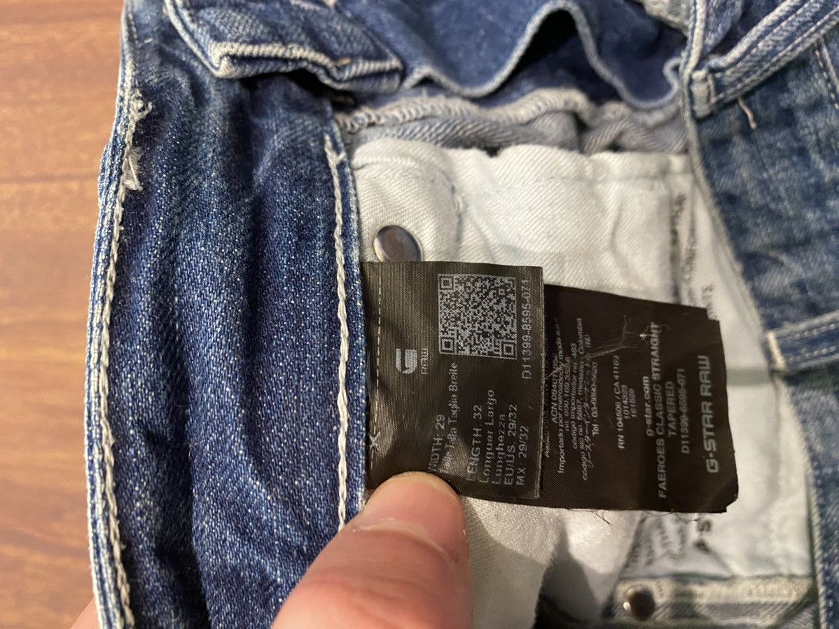 G-Star Skinny Zipper Denim Jeans Pants Size US 30 / EU 46 - 7 Thumbnail