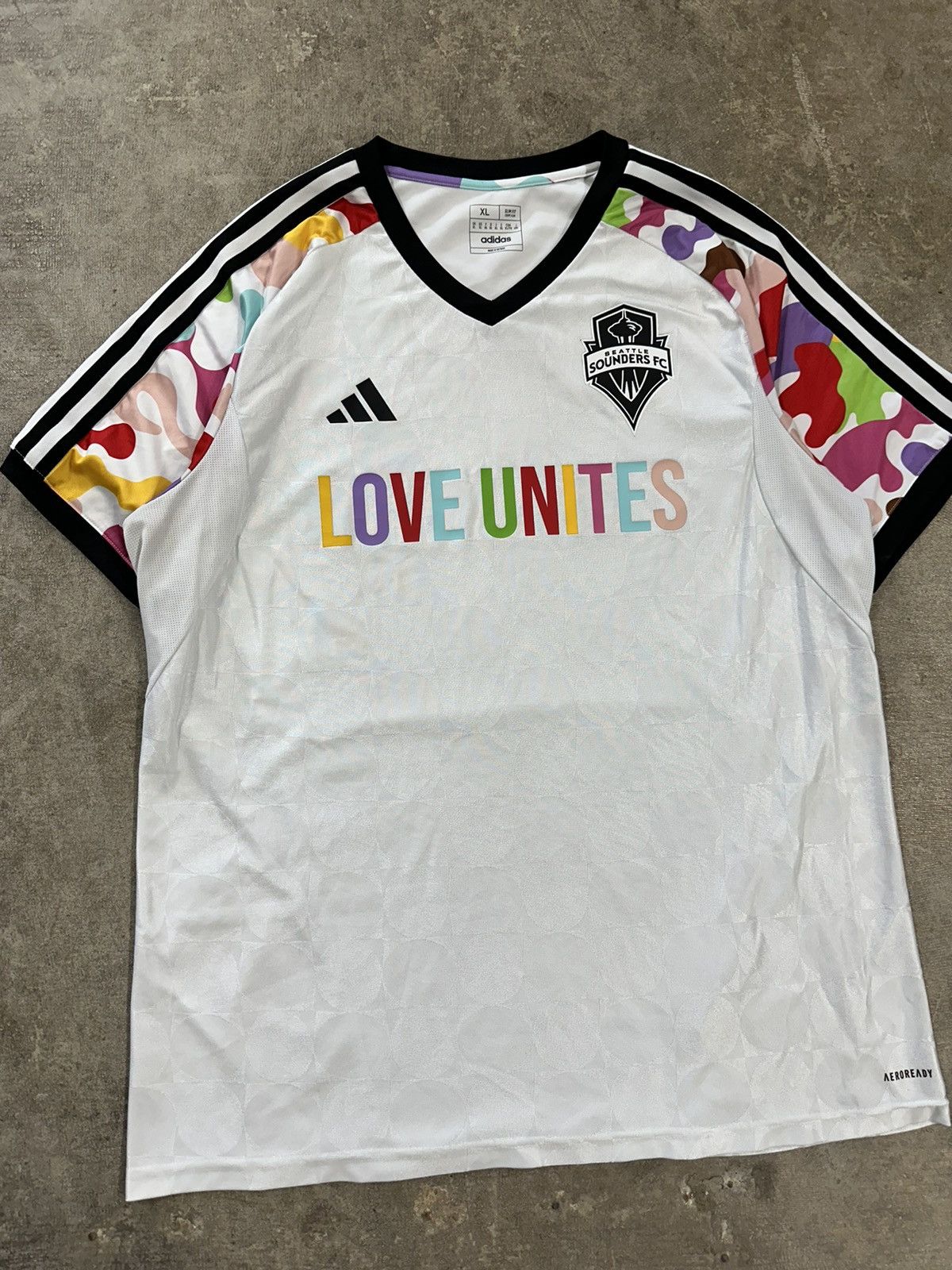 Adidas Adidas 22/23 Seattle Sounders Pre Match Soccer Jersey Kit Size US XL / EU 56 / 4 - 2 Thumbnail