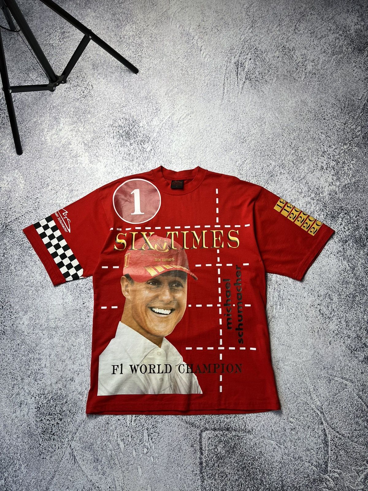 Ferrari Rare Vintage T-shirt Michael Schumacher Y2K Size US L / EU 52-54 / 3 - 5 Thumbnail