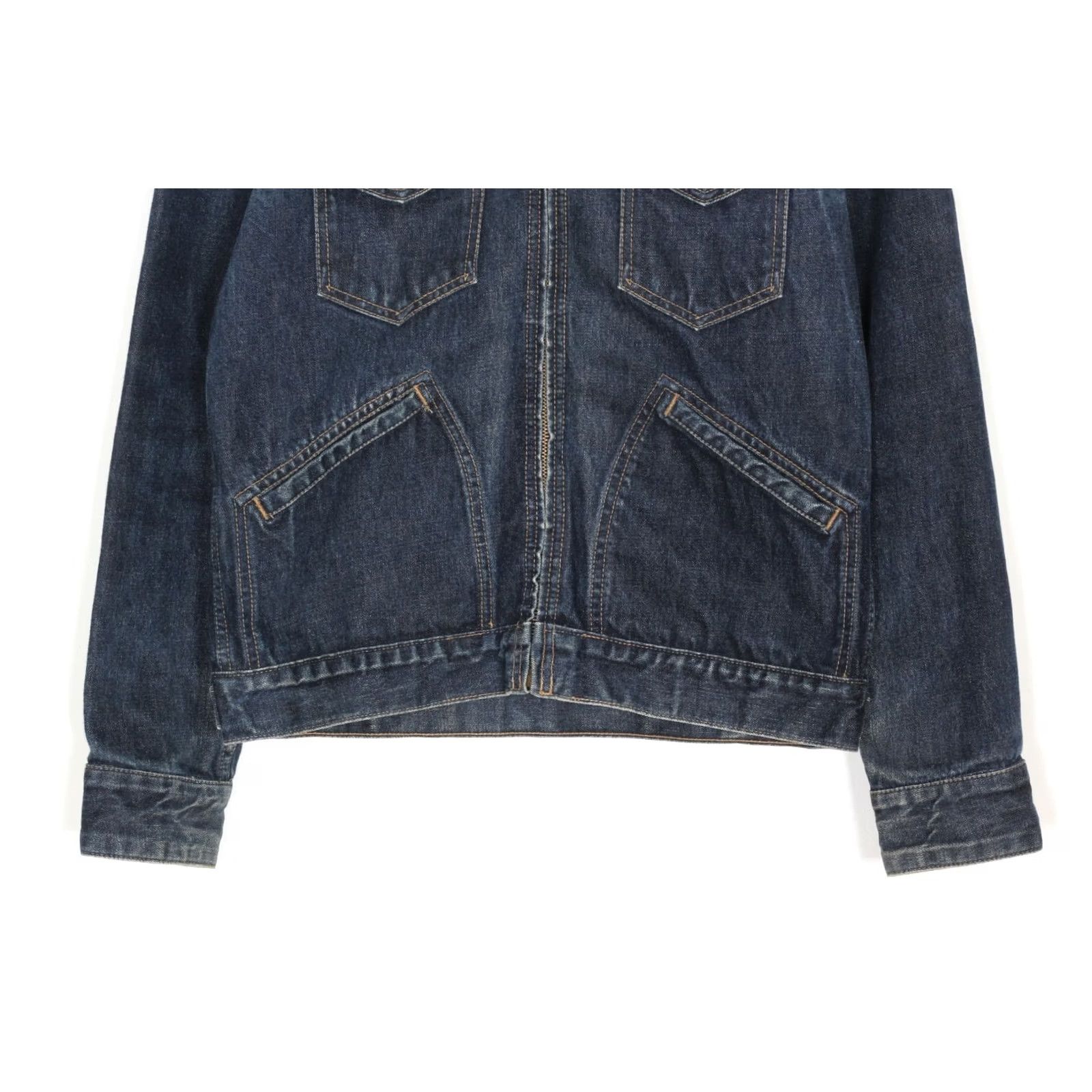 Levi's LEVI’S 70509 04 Vintage Zip Up Denim Trucker Jacket Men M Blue Jeans Jacket Mens VINTAGE Size US 31 - 3 Thumbnail