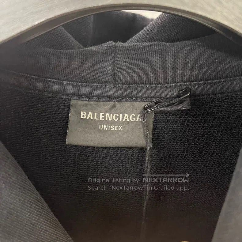 Balenciaga Balenciaga Coke Hand-Drawn Logo Printed Hooded Sweatshirt Size US S / EU 44-46 / 1 - 3 Thumbnail