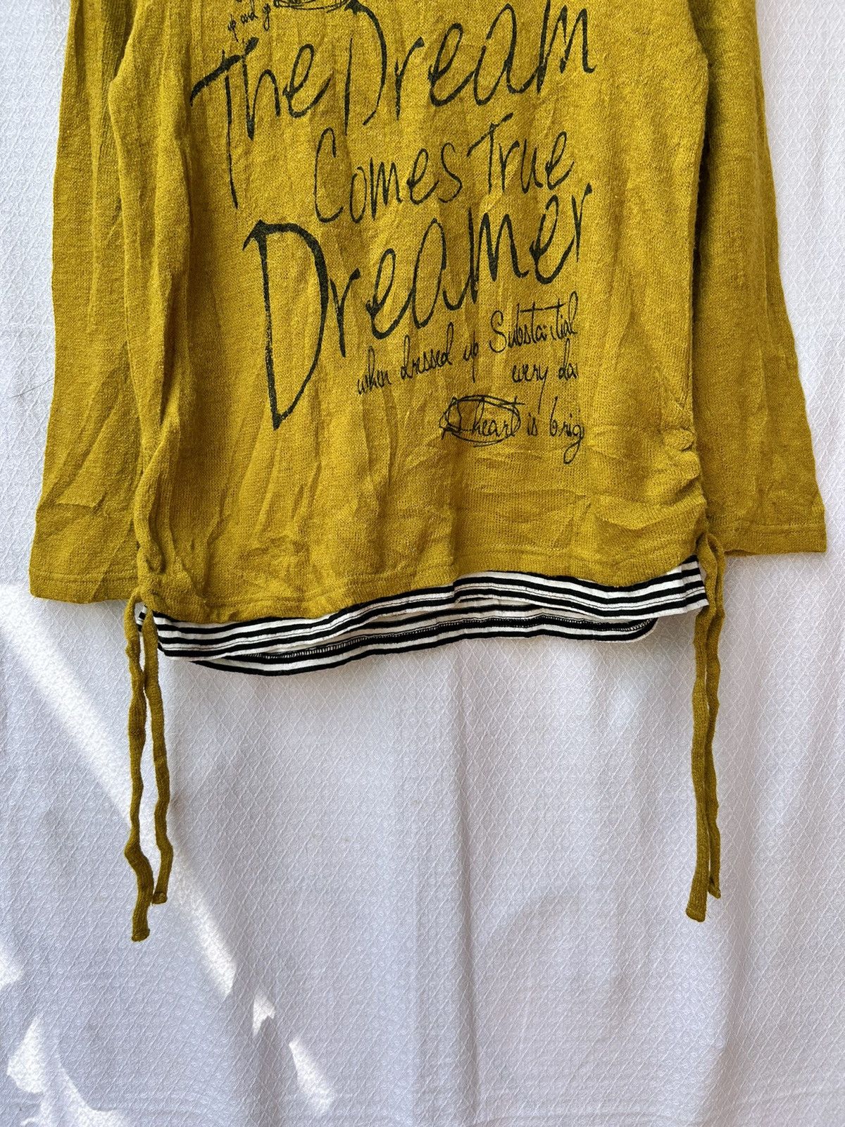 If Six Was Nine 💸BINDINGOFFER💸Inncee double layers knit poem longsleeve Size US M / EU 48-50 / 2 - 4 Thumbnail