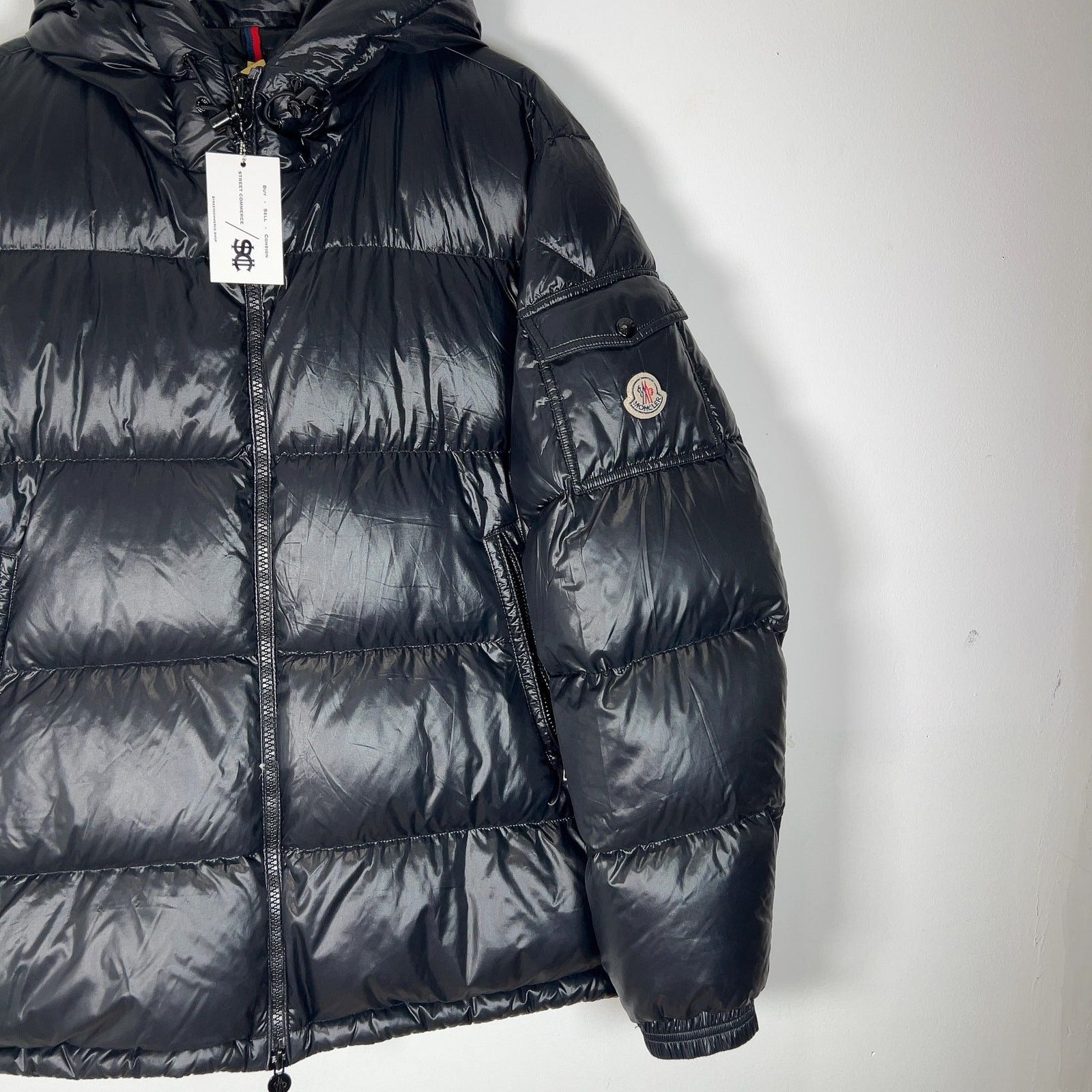 Moncler Moncler Black Erins Giubbotto Puffer Jacket Size US XXL / EU 58 / 5 - 3 Thumbnail