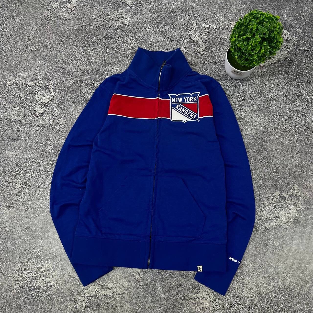 Vintage NHL New York Rangers Mitchell & Ness Full Zip Track Top Size US M / EU 48-50 / 2 - 11 Thumbnail