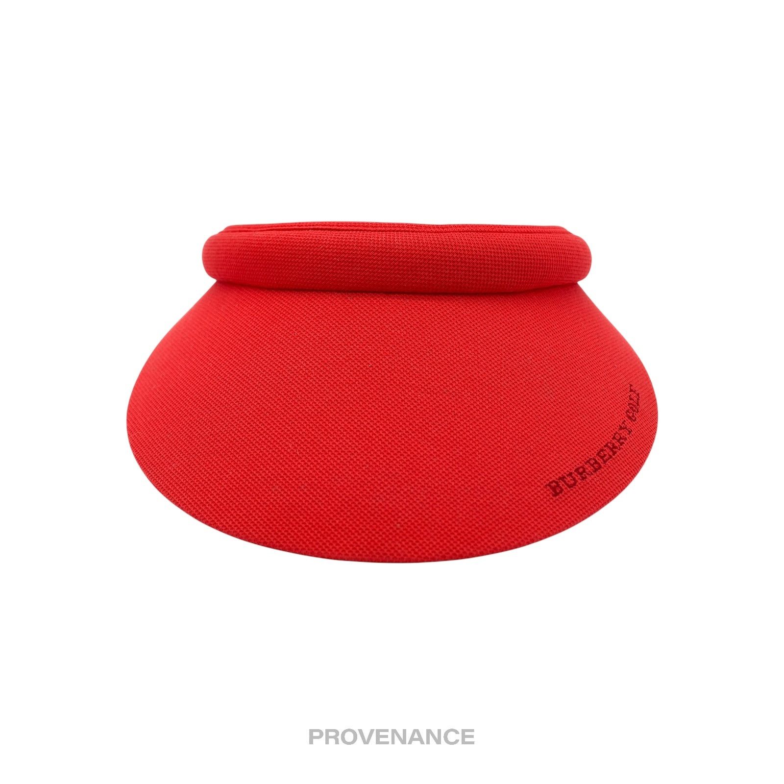 Burberry 🔴 Burberry Golf Visor - Nova Check Red Size ONE SIZE - 1 Thumbnail