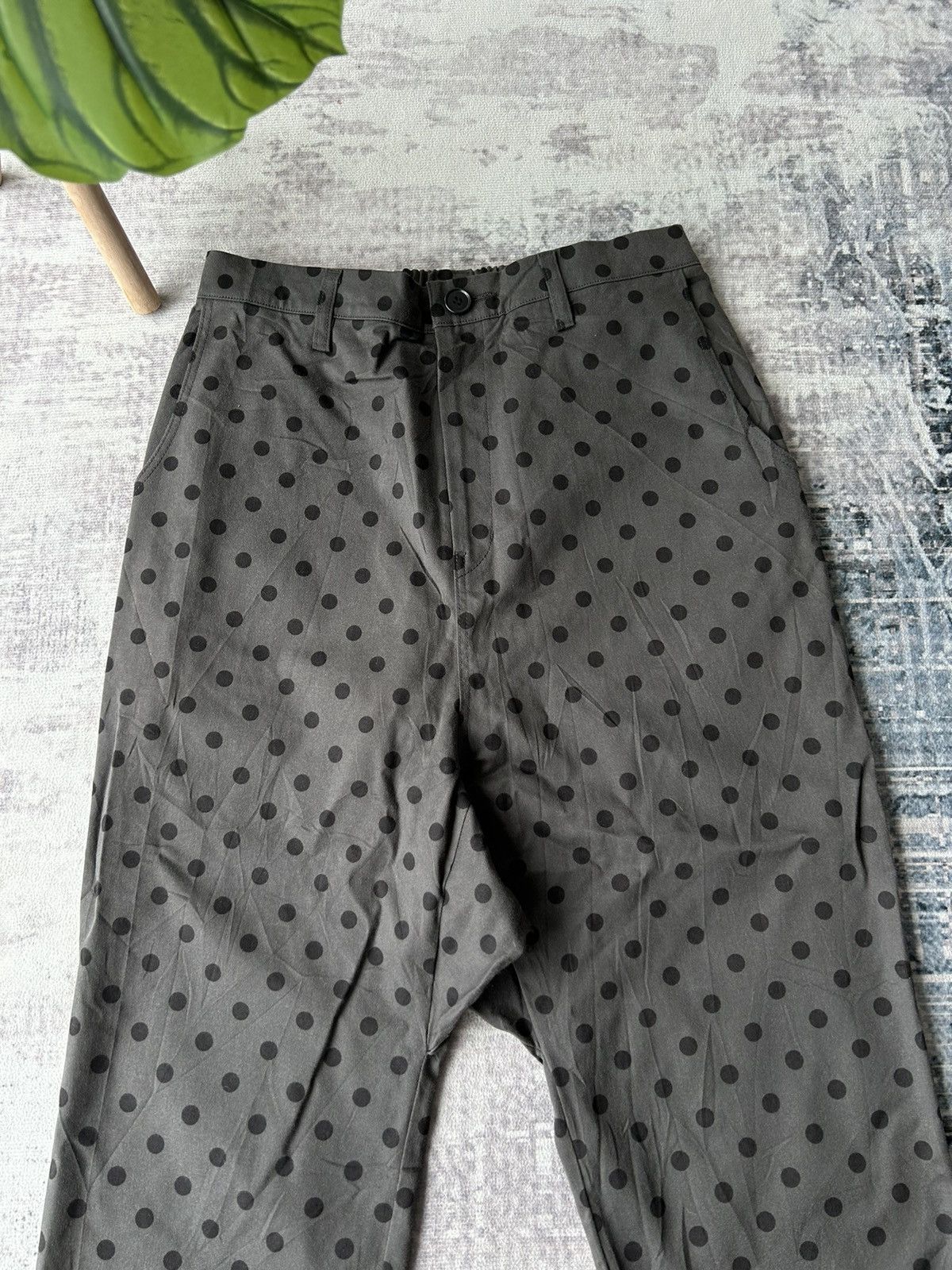 Yohji Yamamoto Yohji Yamamoto Polka Dot Pants Size US 28 / EU 44 - 2 Thumbnail