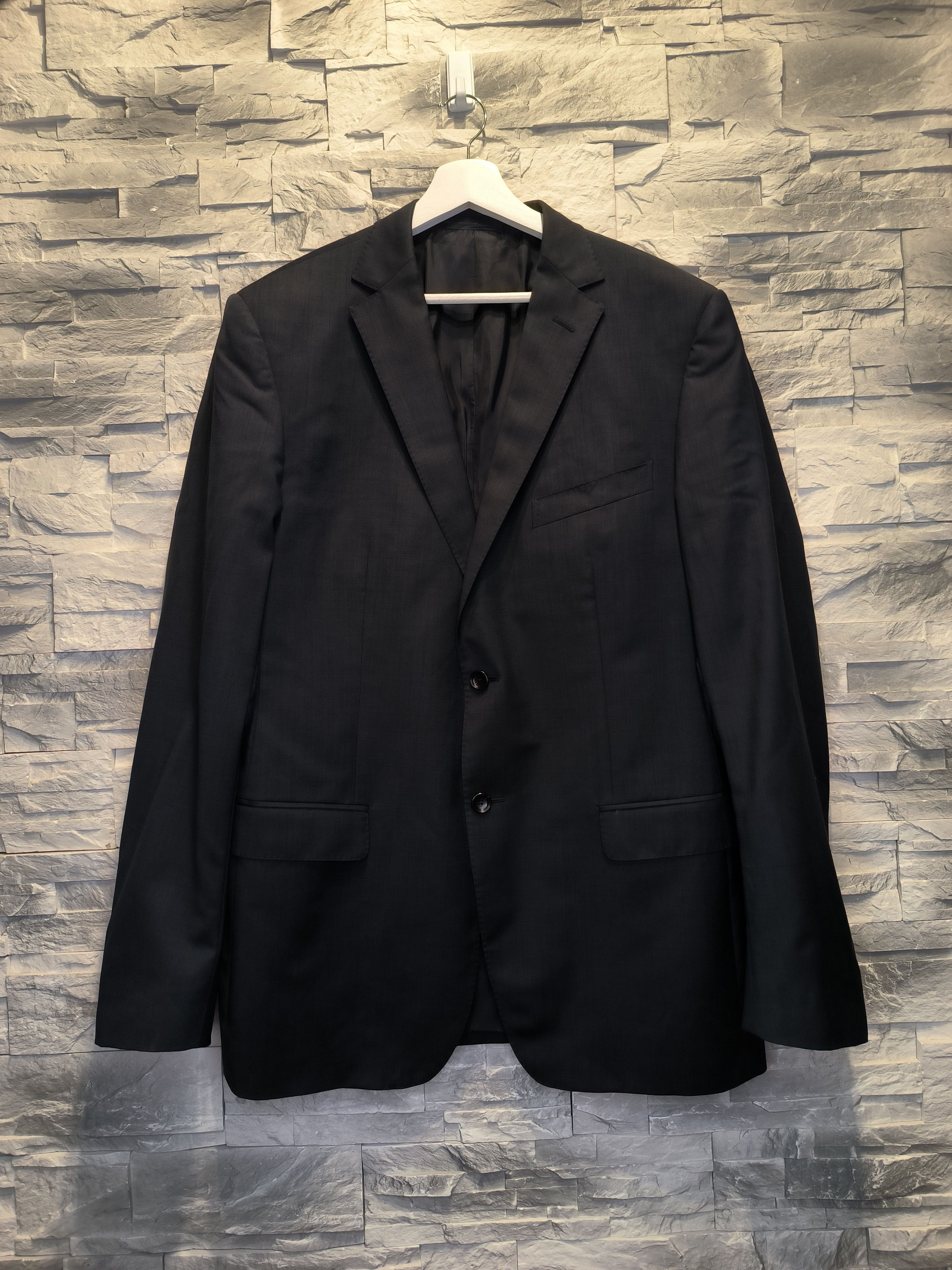 Ermenegildo Zegna × Z Zegna Z Zegna Suit Jacket Black Wool Size 54L - 1 Thumbnail