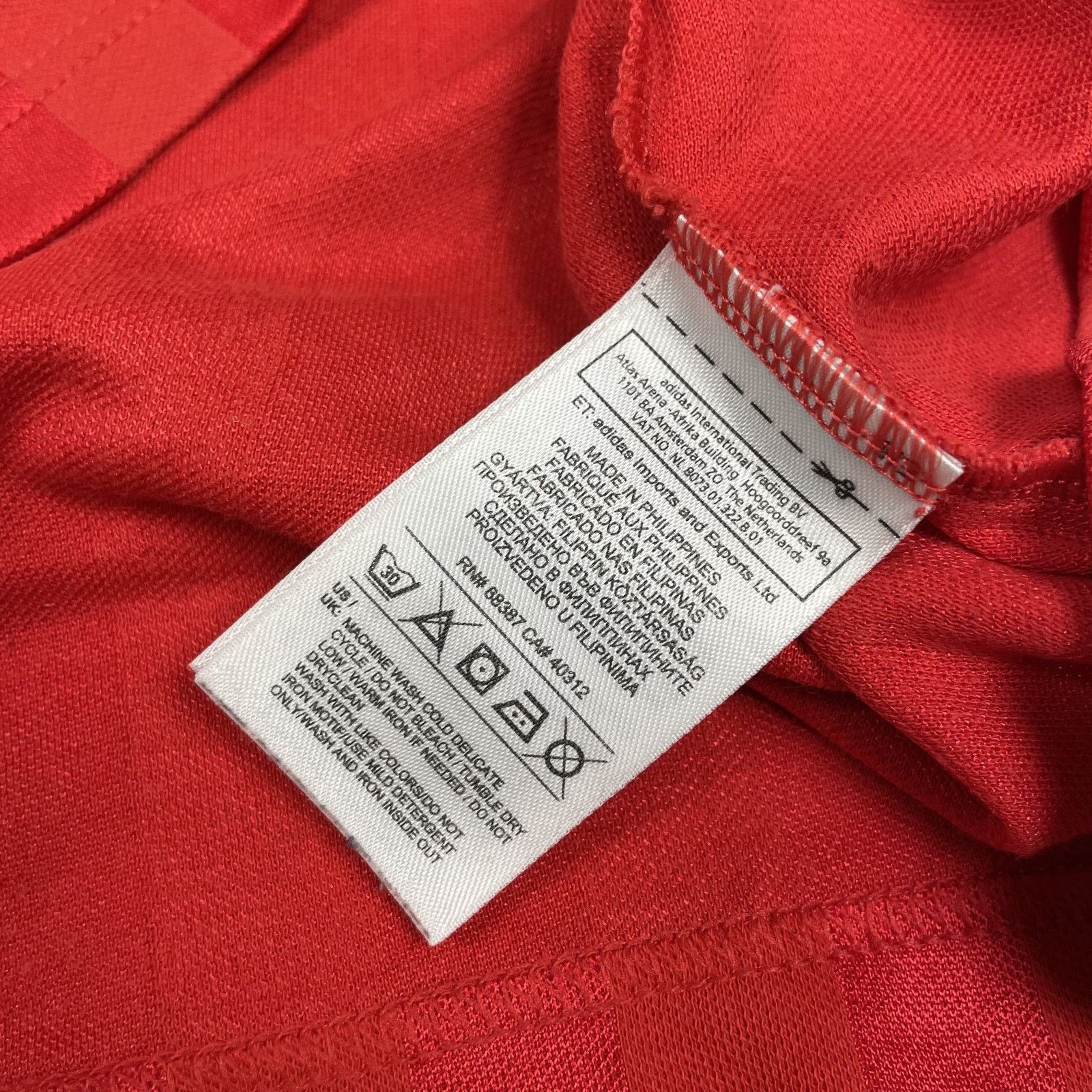 Adidas Adidas Men's Red England Team Short Sleeve Pullover Jersey S Size US S / EU 44-46 / 1 - 12 Thumbnail