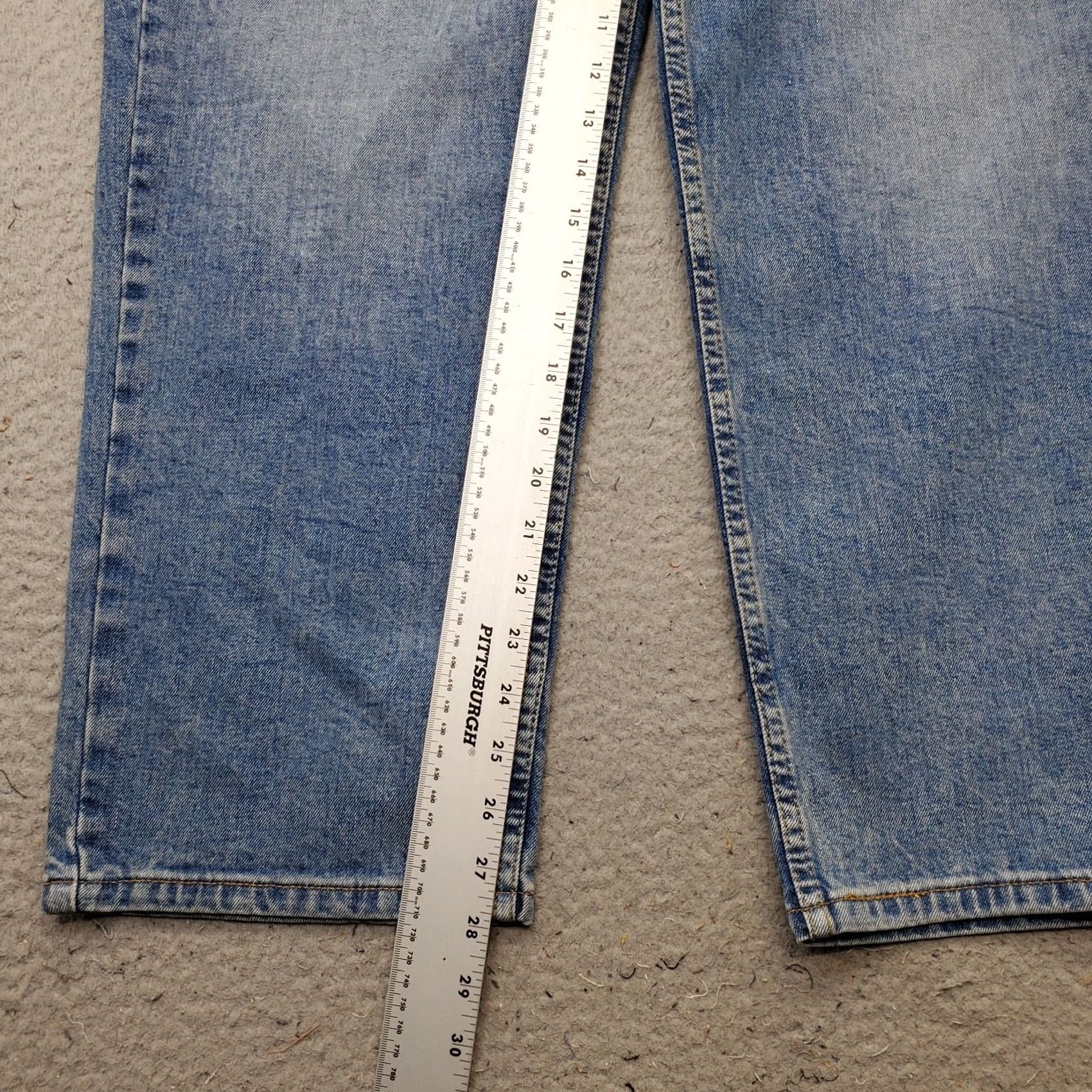 Levi's Levi'S 550 Jeans Men Straight Fit Button Up, Blue Denim, Double Stitch, Classic Style Size US 36 / EU 52 - 4 Thumbnail
