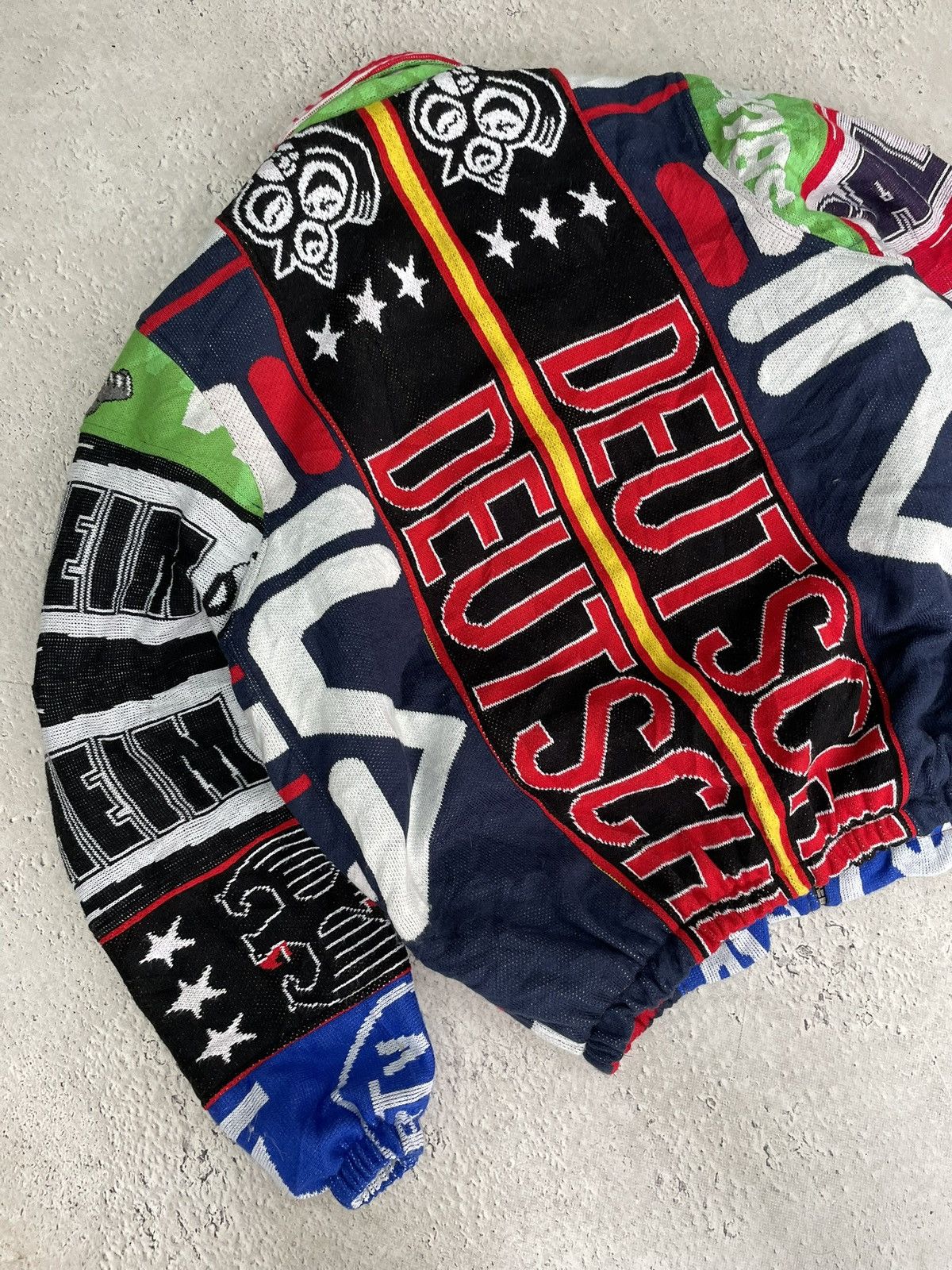 Other Rare custom Deutschland scarfs bomber jacket rare euro 2006 Size US L / EU 52-54 / 3 - 11 Thumbnail